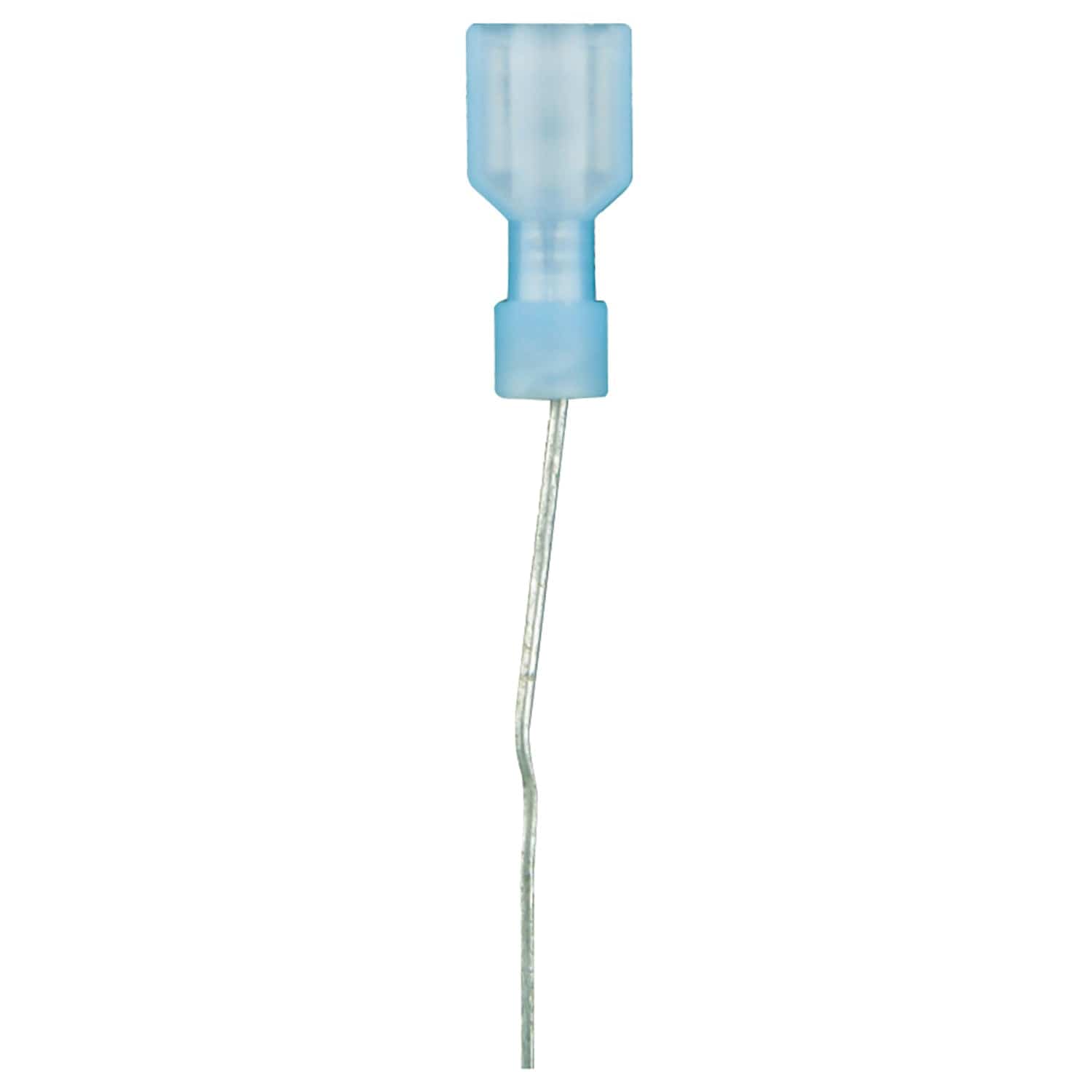 Install Bay Fully Insulated Female Quick-Disconnect Grips, 100 Count, 16–14 Gauge, Blue