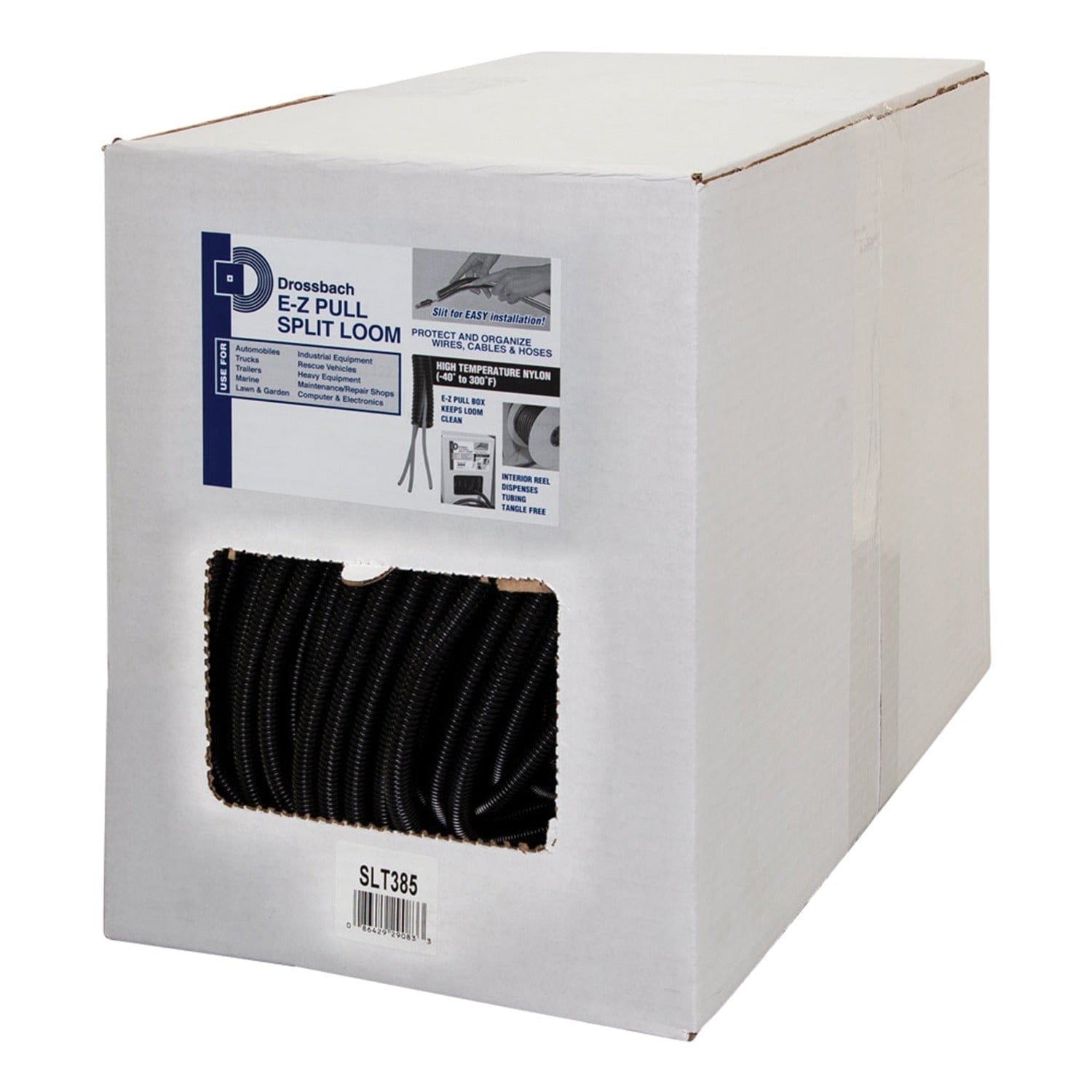 Install Bay Split Loom Tubing, 100-Ft. Coil, 3/8 In. Diameter