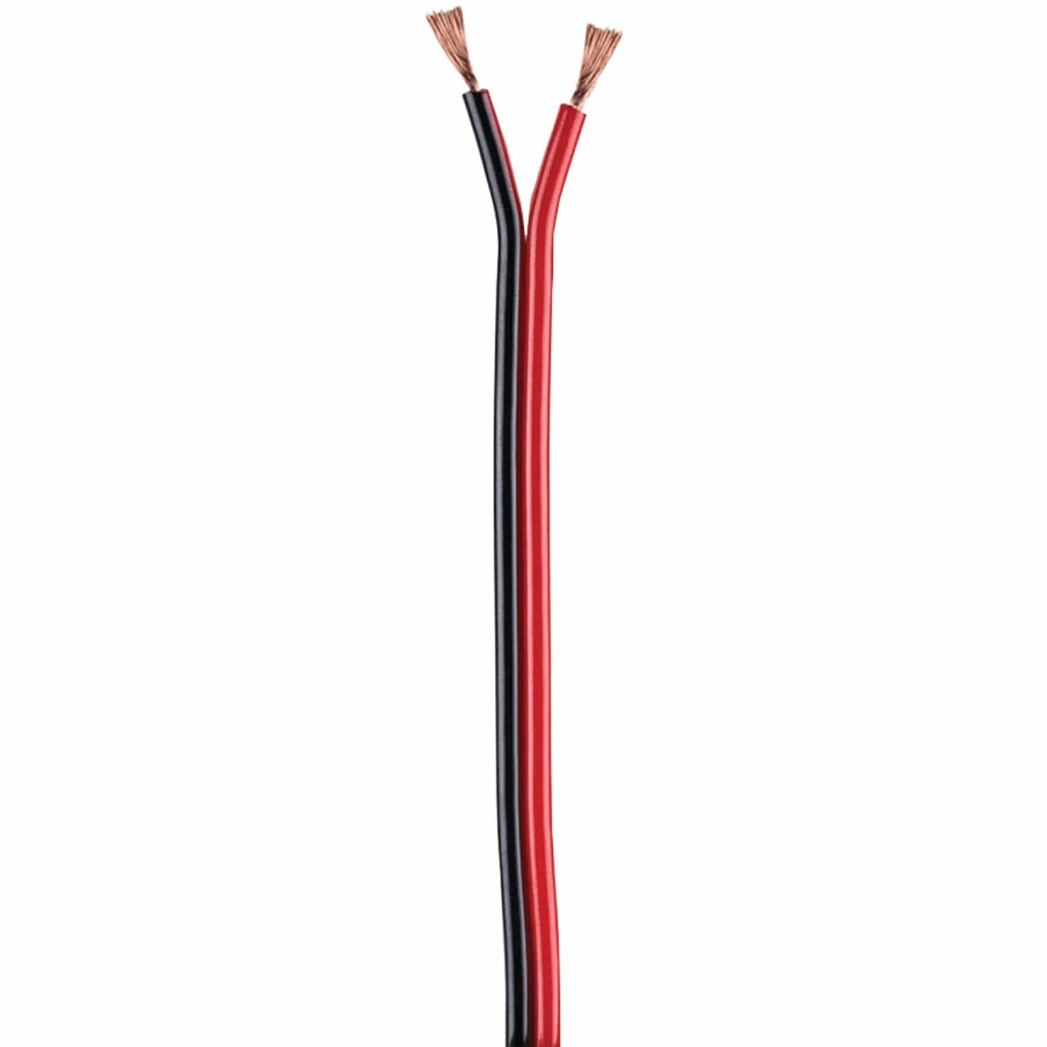 Install Bay Red/Black Paired All-Copper Primary Speaker Wire, 500 Ft, 18 Gauge