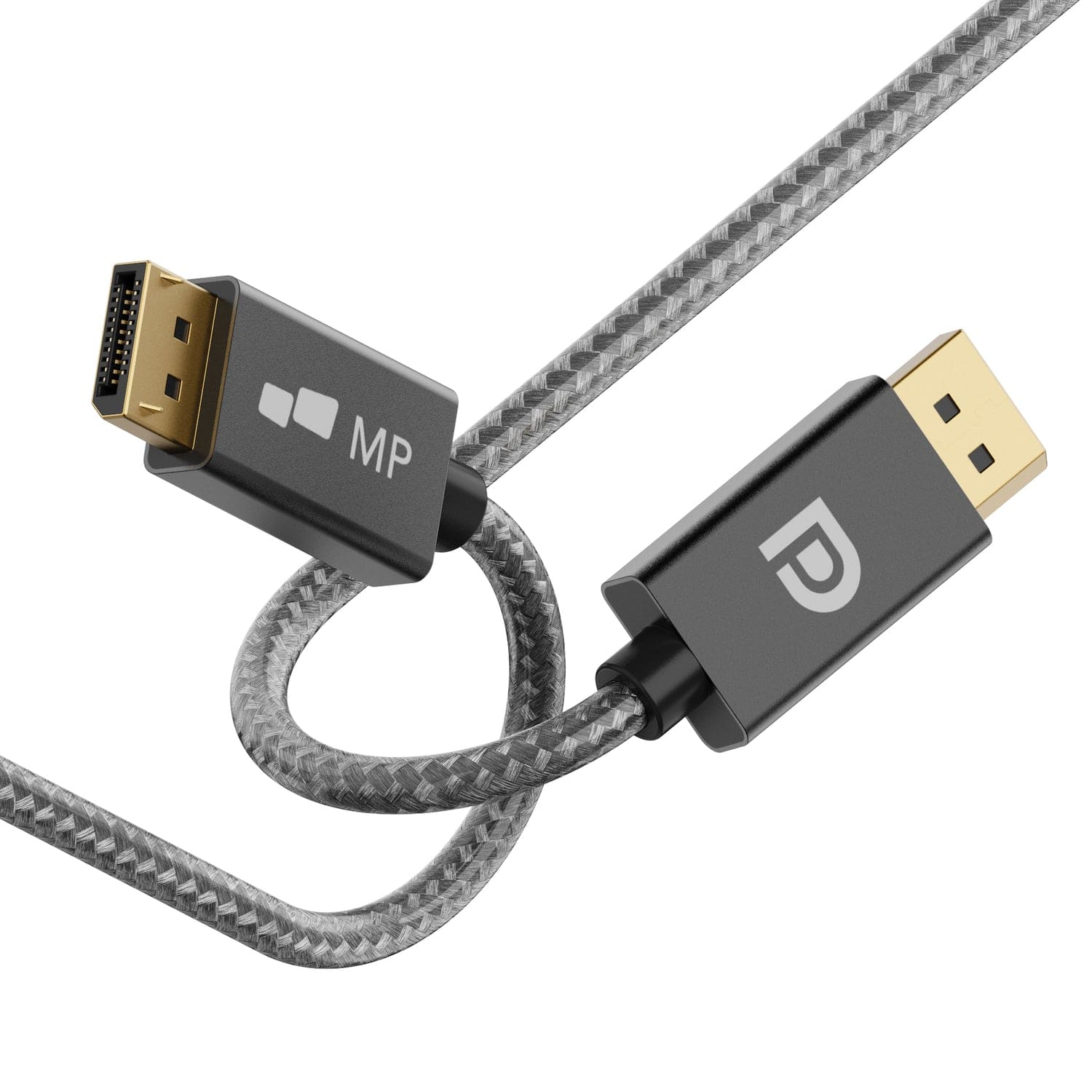 Mobile Pixels 6-Ft. 8K DisplayPort Cable, Gray