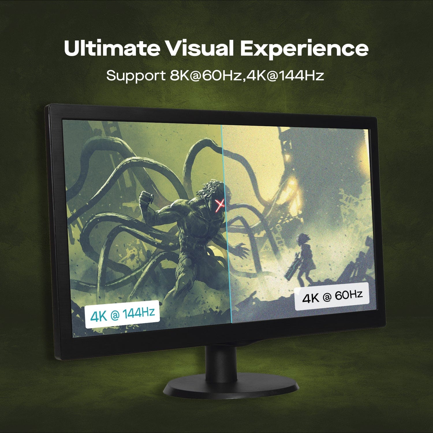 Mobile Pixels 6-Ft. 8K DisplayPort Cable, Gray