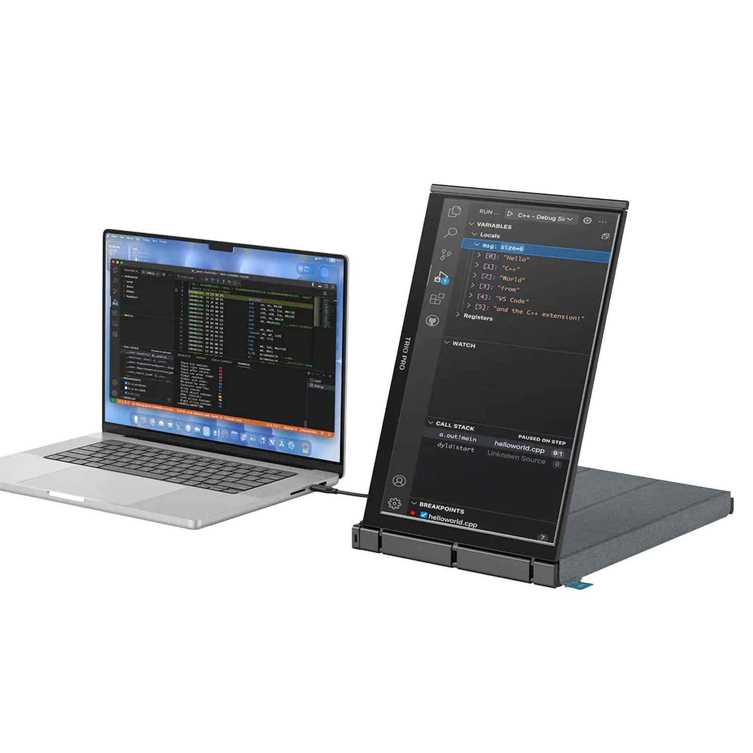 Mobile Pixels TRIO 3.0 Pro 14-In. 2K Portable Laptop Monitors