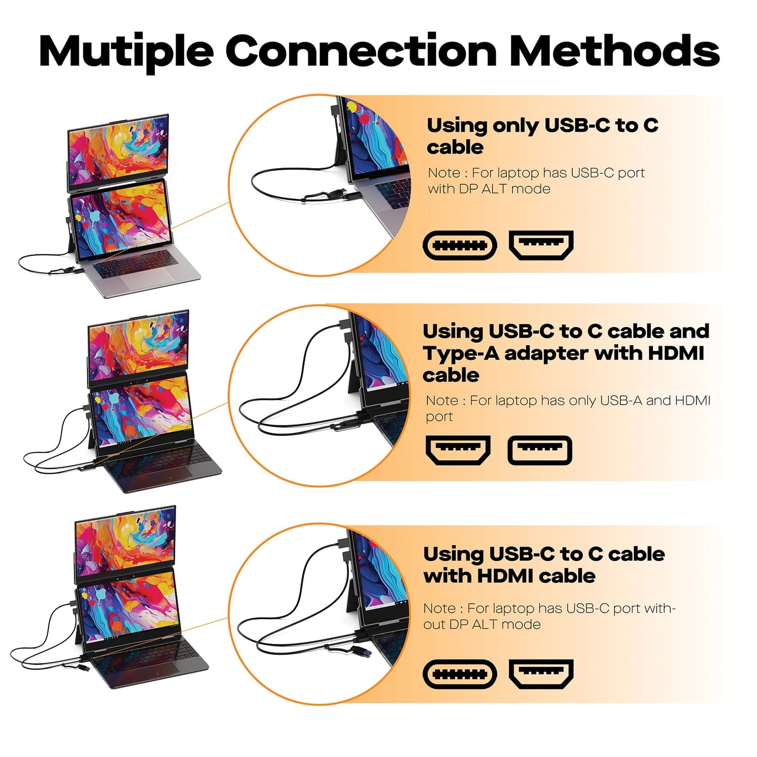 Mobile Pixels DUEX Float 15.6-In. 1080p Stackable Touchscreen Display