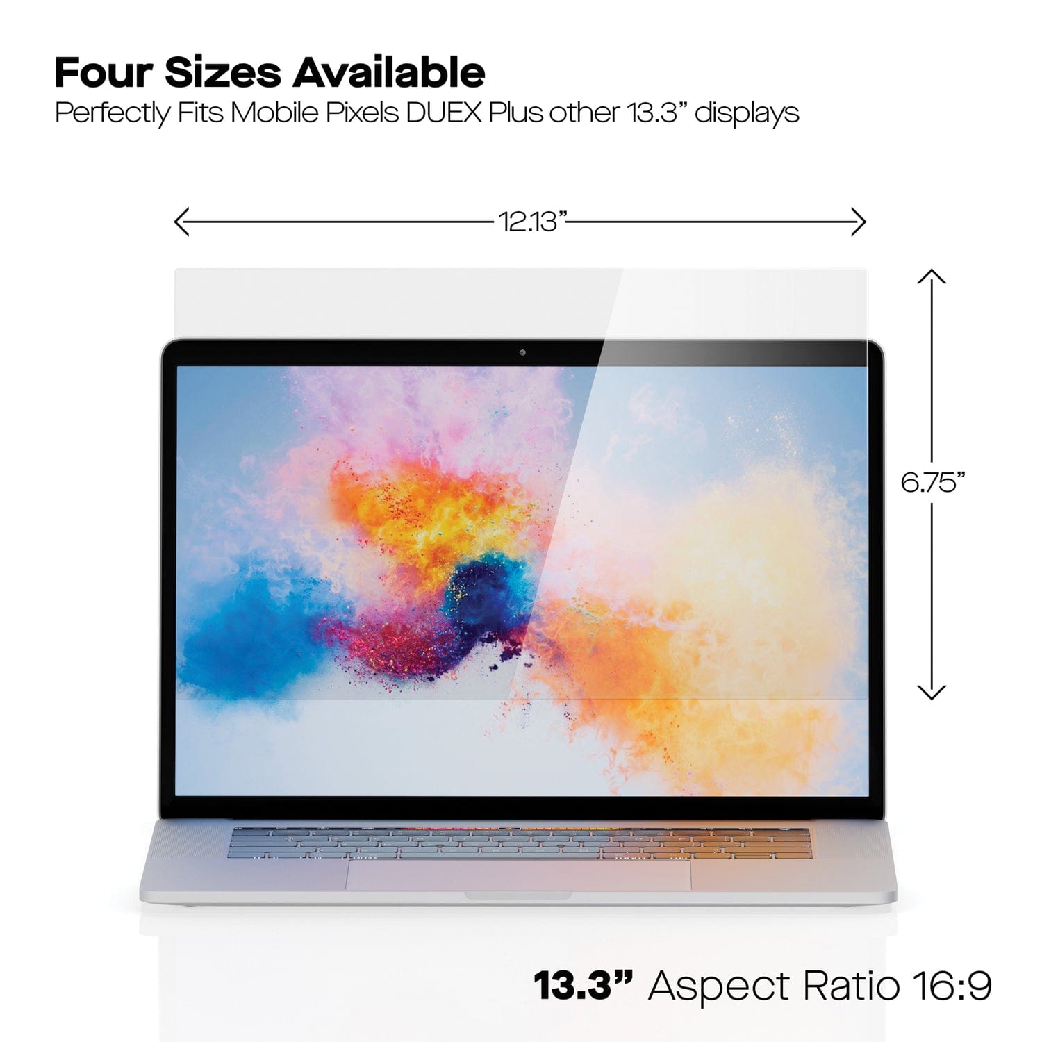 Mobile Pixels Screen Privacy Filter, 13.3 In.