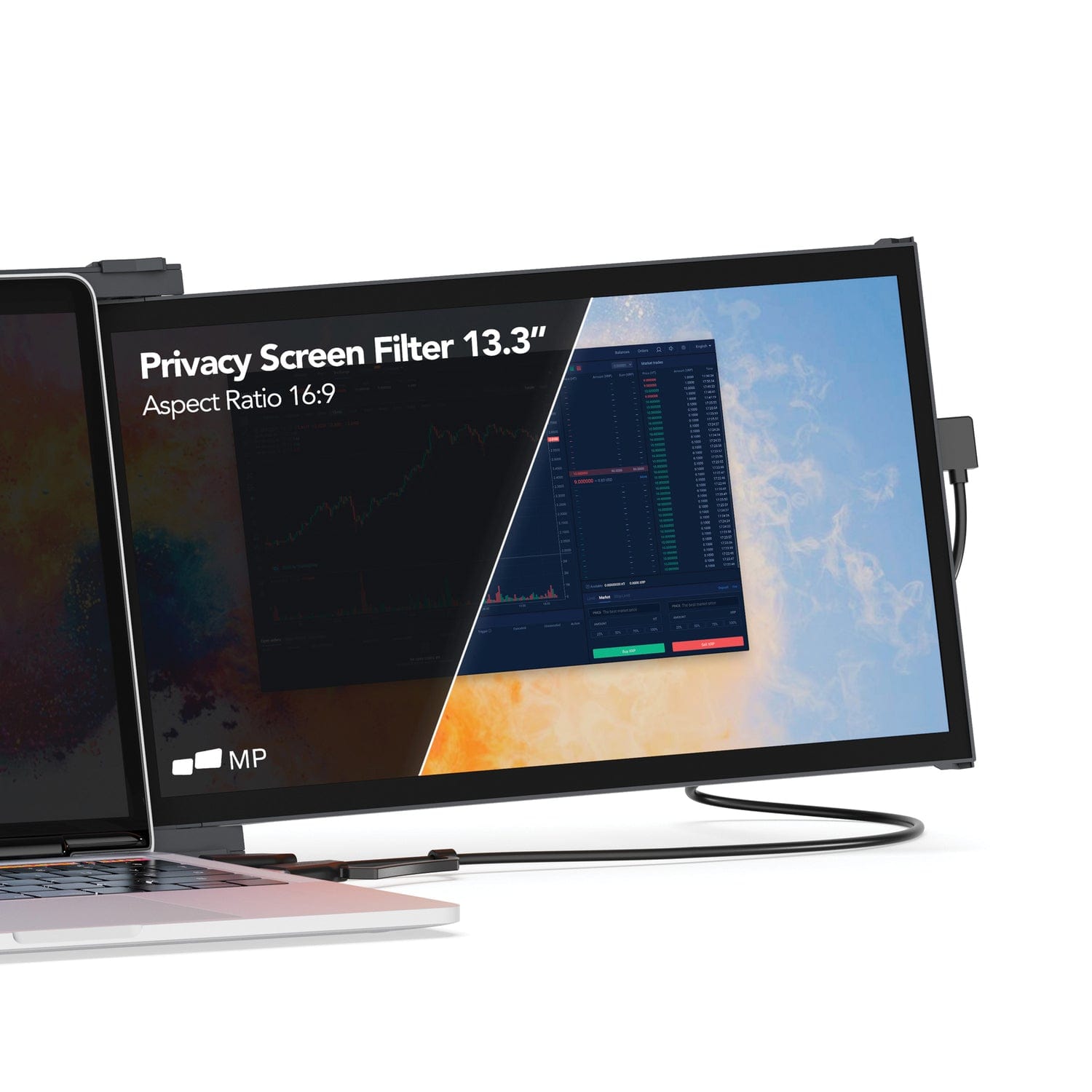 Mobile Pixels Screen Privacy Filter, 13.3 In.