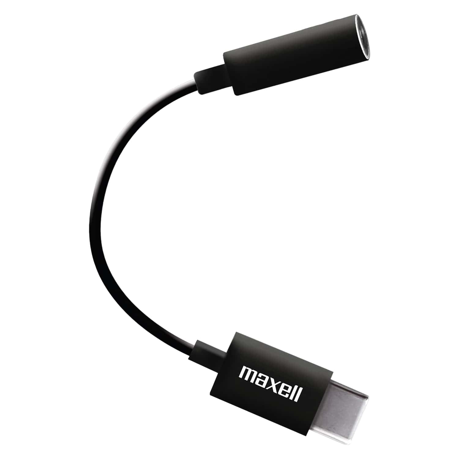 Maxell Sync-Up 3.5-mm to USB-C Stereo Headphone Adapter Cable, 197294
