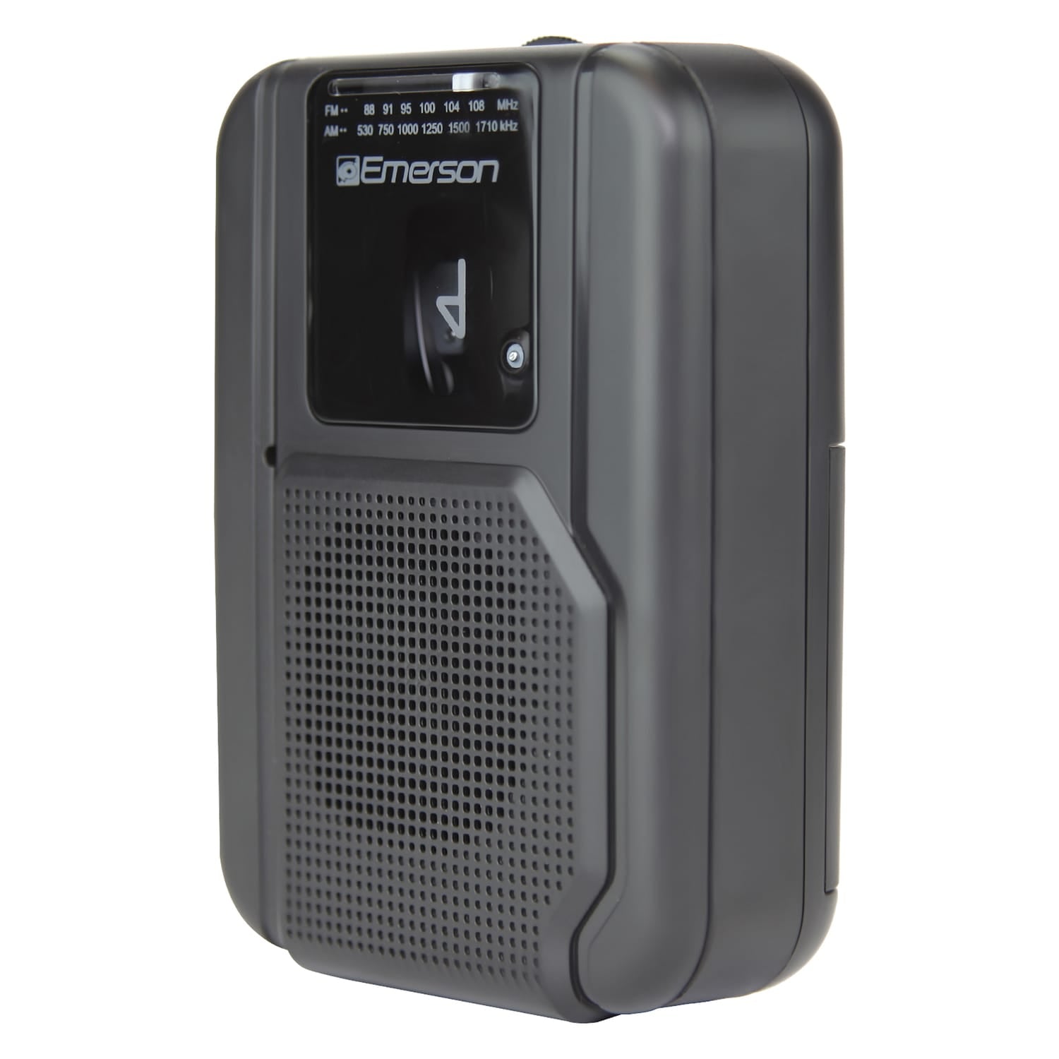 Emerson Portable Cassette Player with AM/FM Radio, Earbuds, and Bluetooth Out, Gray, EPC-1001