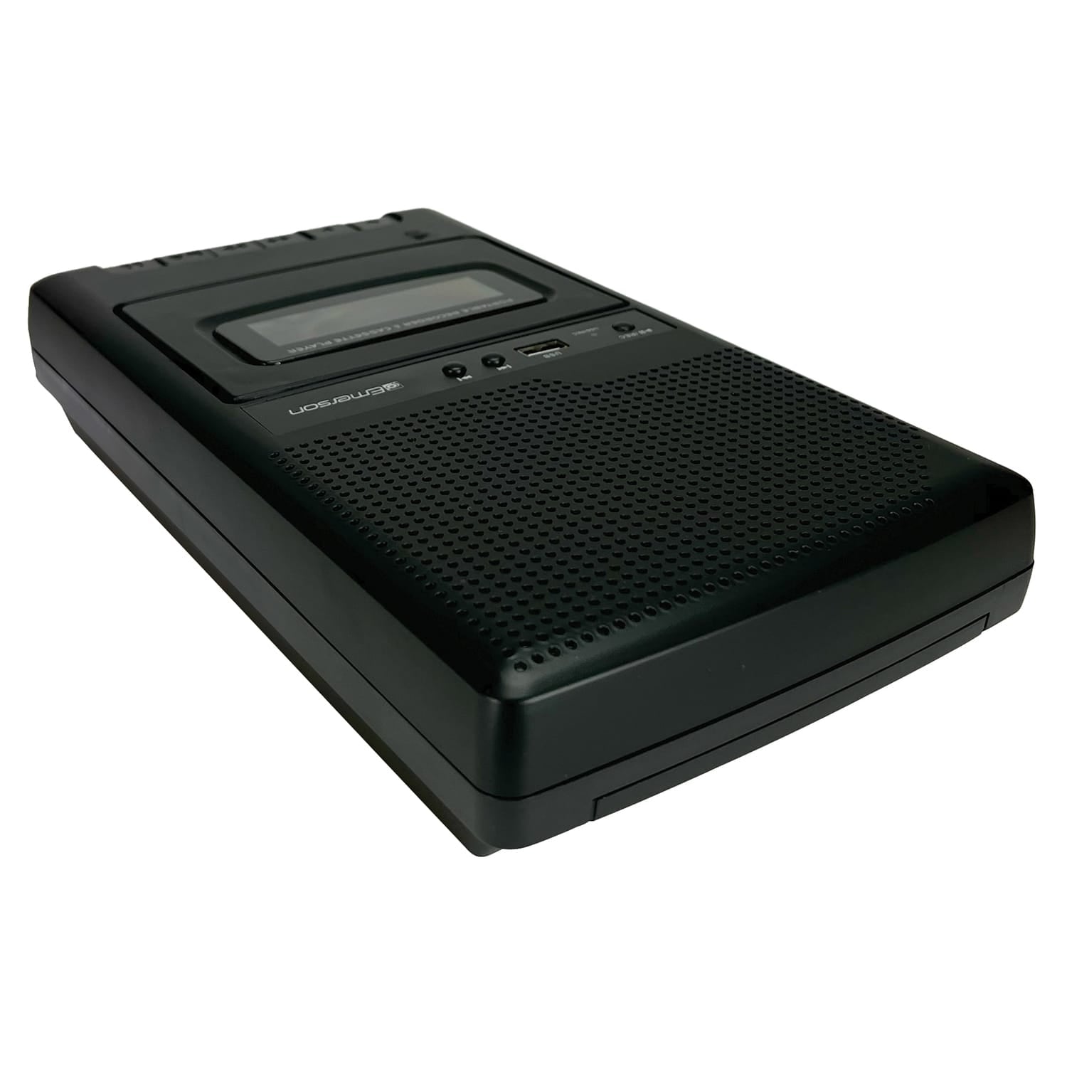 Emerson Portable Cassette Player and Recorder, Black, EPC-3000