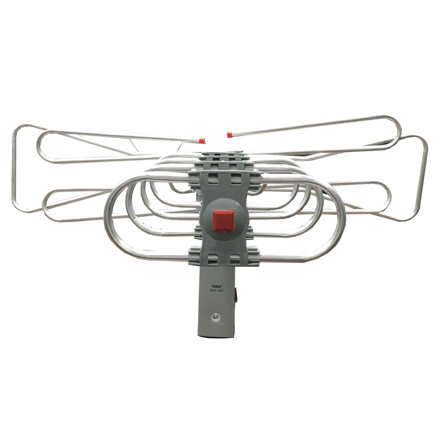 Naxa Outdoor High-Powered Amplified Motorized TV Antenna for HDTV and ATSC Digital Television with 40- to 50-Mile Range
