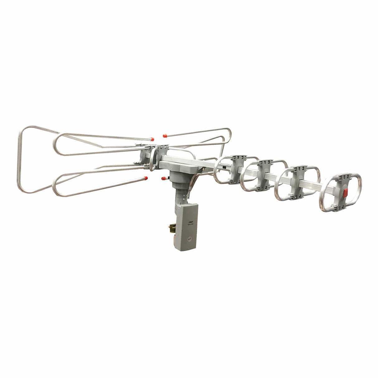 Naxa Outdoor High-Powered Amplified Motorized TV Antenna for HDTV and ATSC Digital Television with 40- to 50-Mile Range
