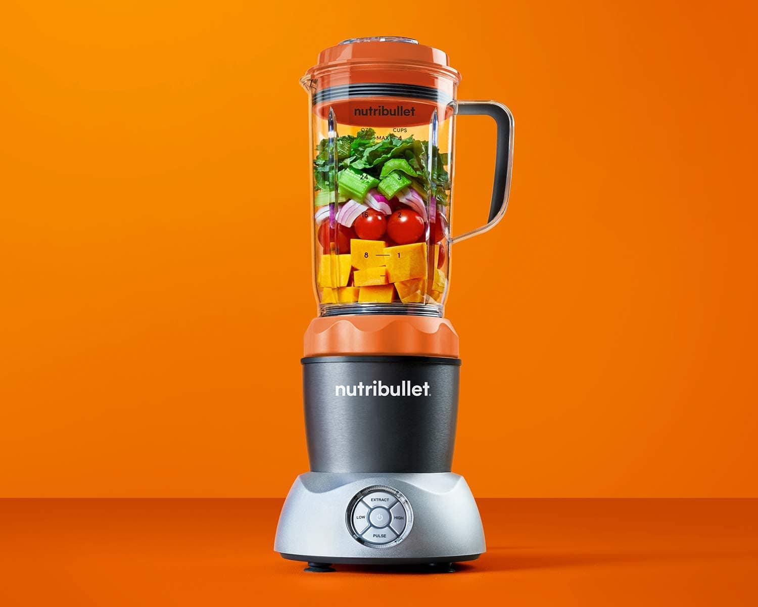 NutriBullet Personal Blender Select 1000-Watt Orange, 32 oz