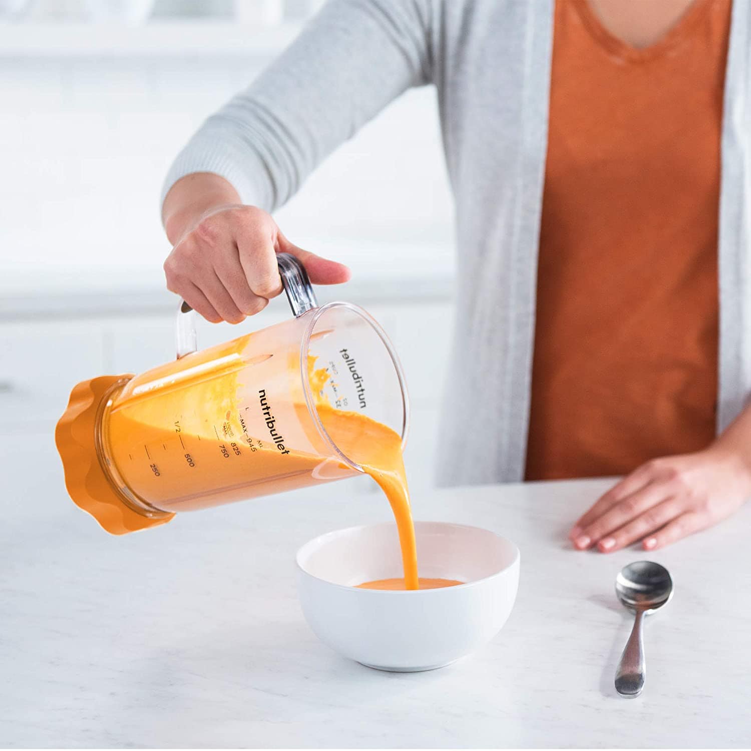 NutriBullet Personal Blender Select 1000-Watt Orange, 32 oz