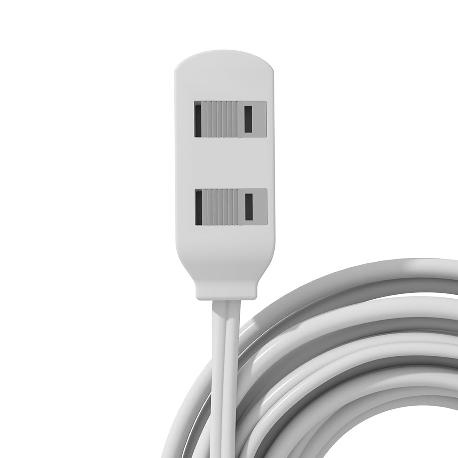 Stanley CordMax 3-Outlet Indoor Extension Cord, 15 Ft., White