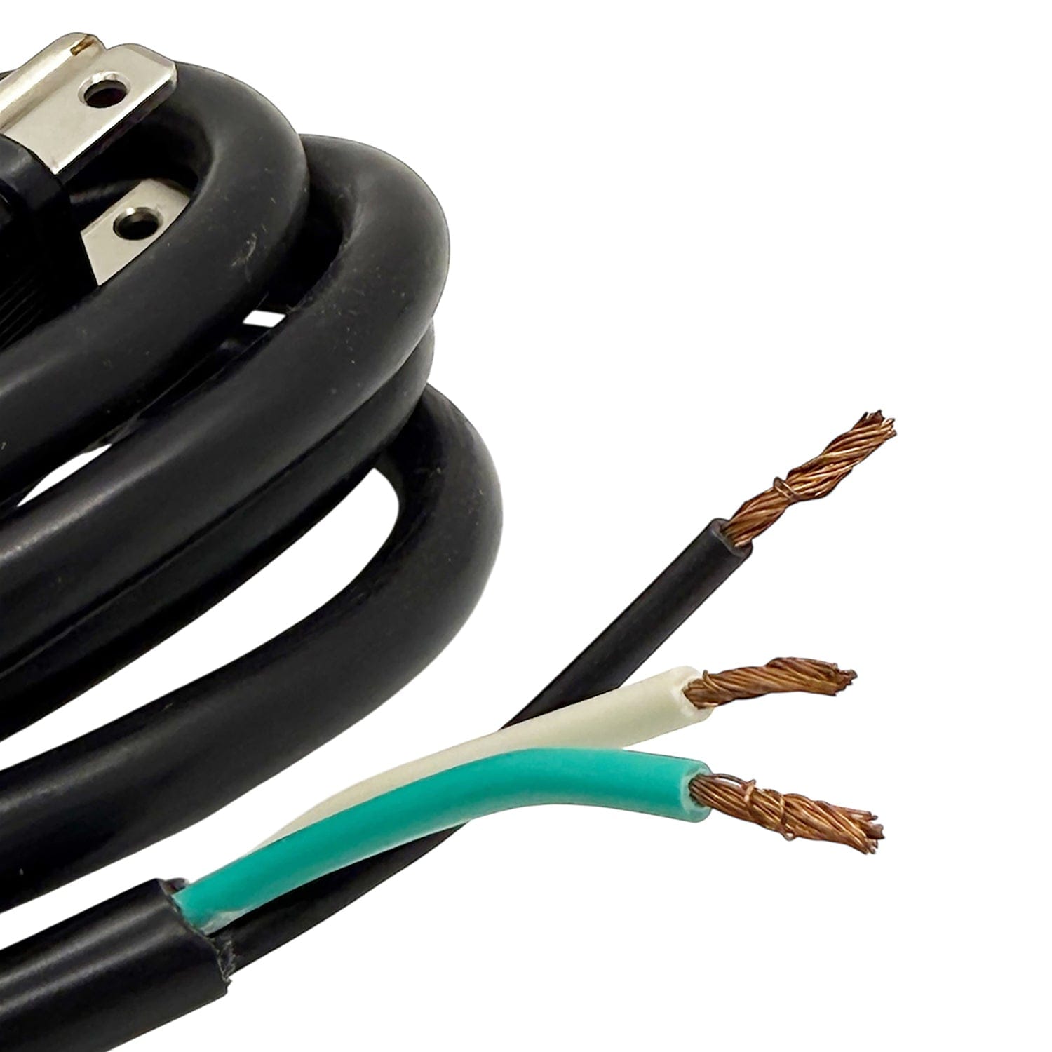 Stanley Replacement Grounded Power Cord with Stripped End, 9 Ft., Black, 31939