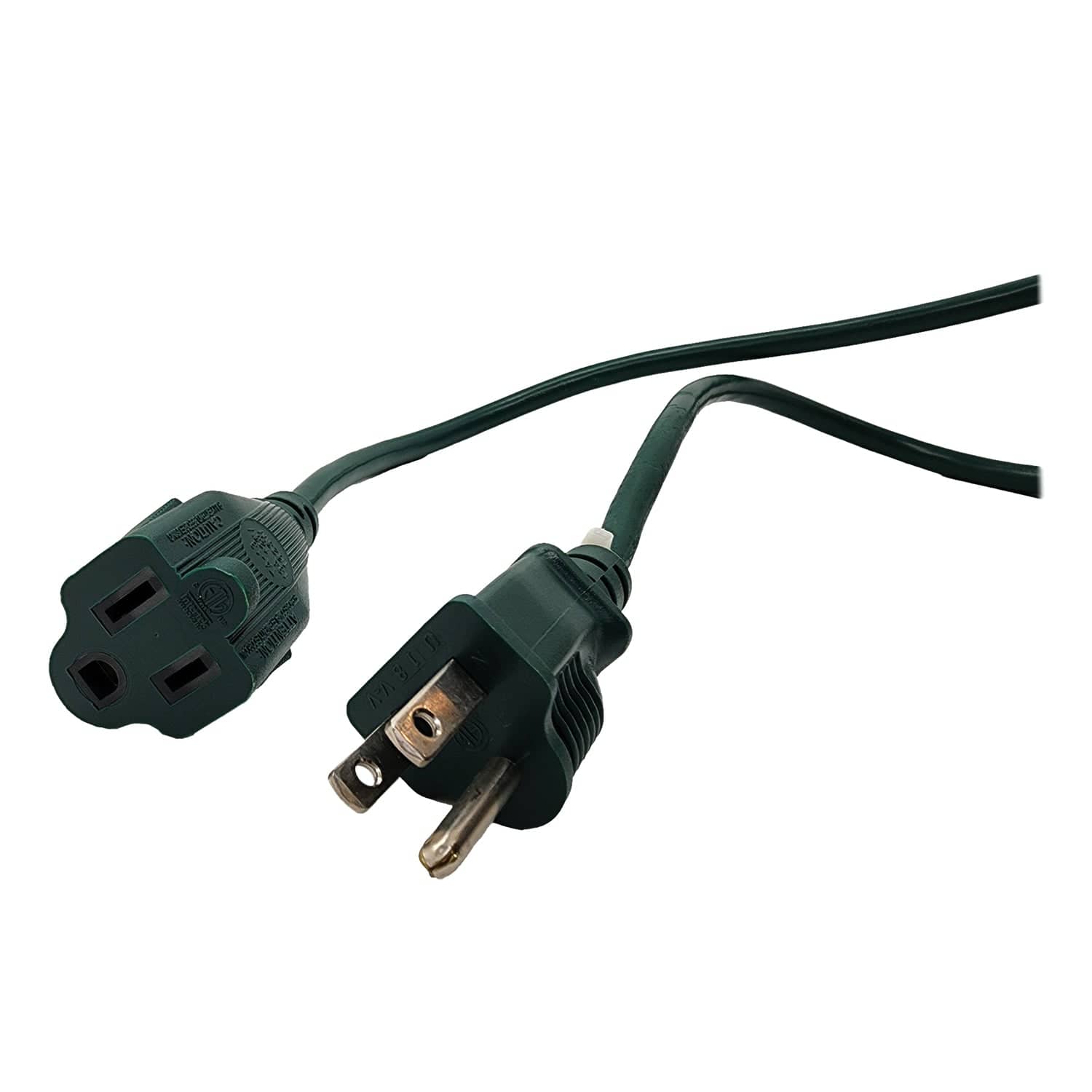 Stanley POWERCORD Grounded Outdoor Power Extension Cord, Green, 20 Ft., 33203