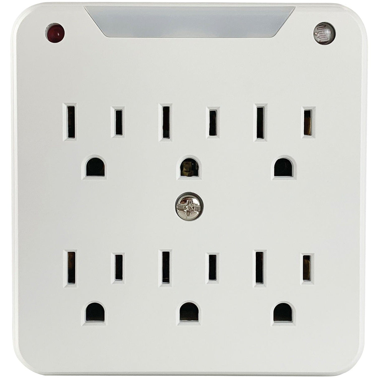 Stanley 6-AC Outlet 750-Joules SurgePro Surge-Suppression Night-Light Wall Tap, 33208