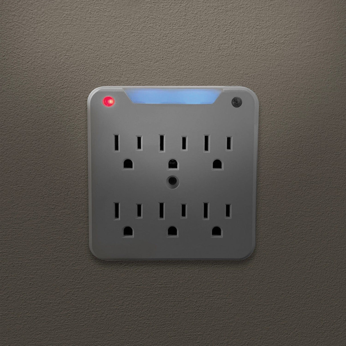 Stanley 6-AC Outlet 750-Joules SurgePro Surge-Suppression Night-Light Wall Tap, 33208