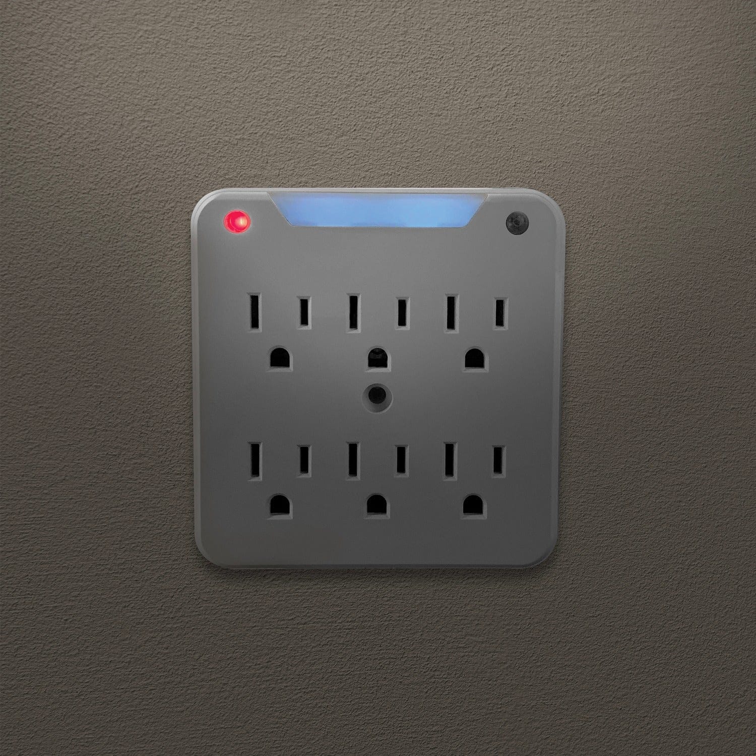 Stanley 6-AC Outlet 750-Joules SurgePro Surge-Suppression Night-Light Wall Tap, 33208