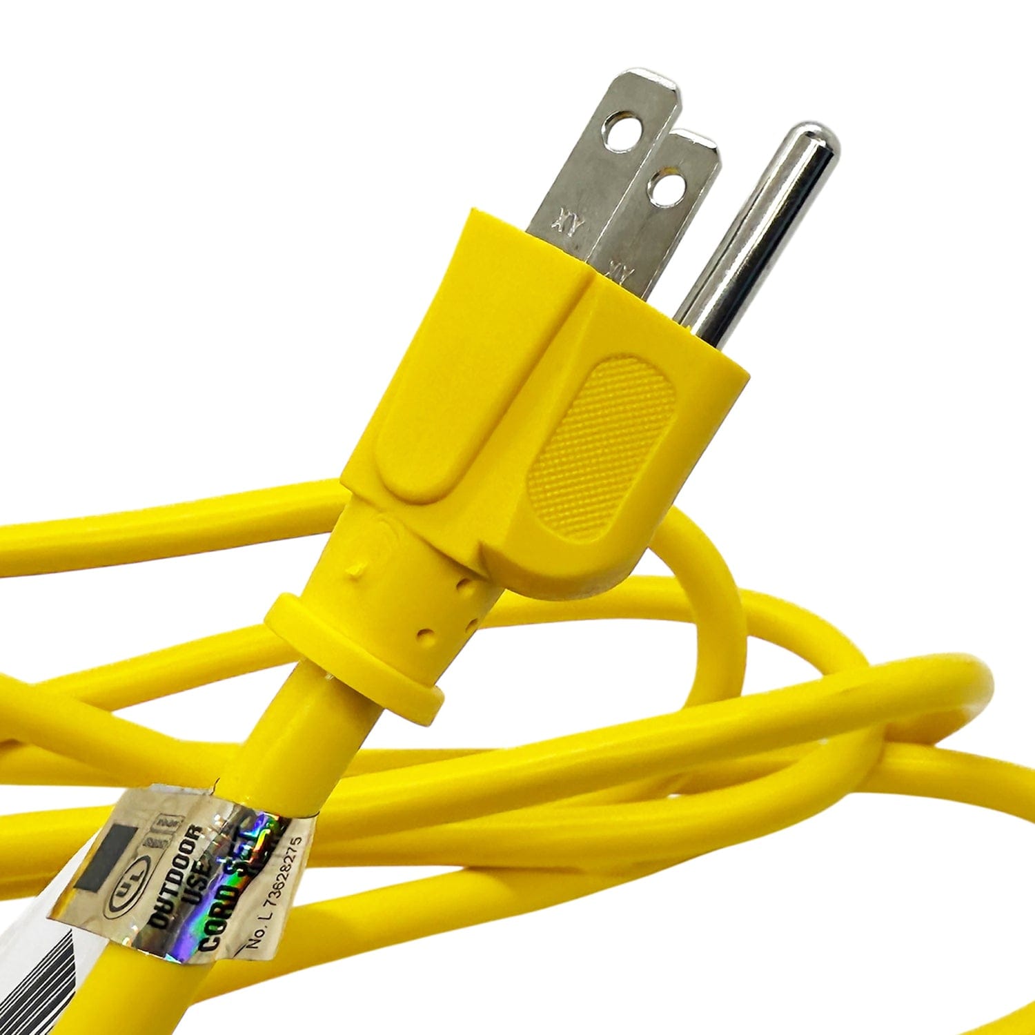 Stanley Power Block 8-Ft. 3-Outlet Outdoor Extension Cord, Yellow