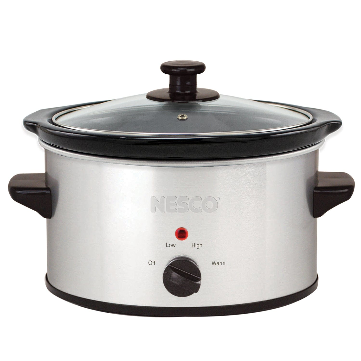 Nesco 1.5-Qt. 120-Watt Metallic Slow Cooker, Silver
