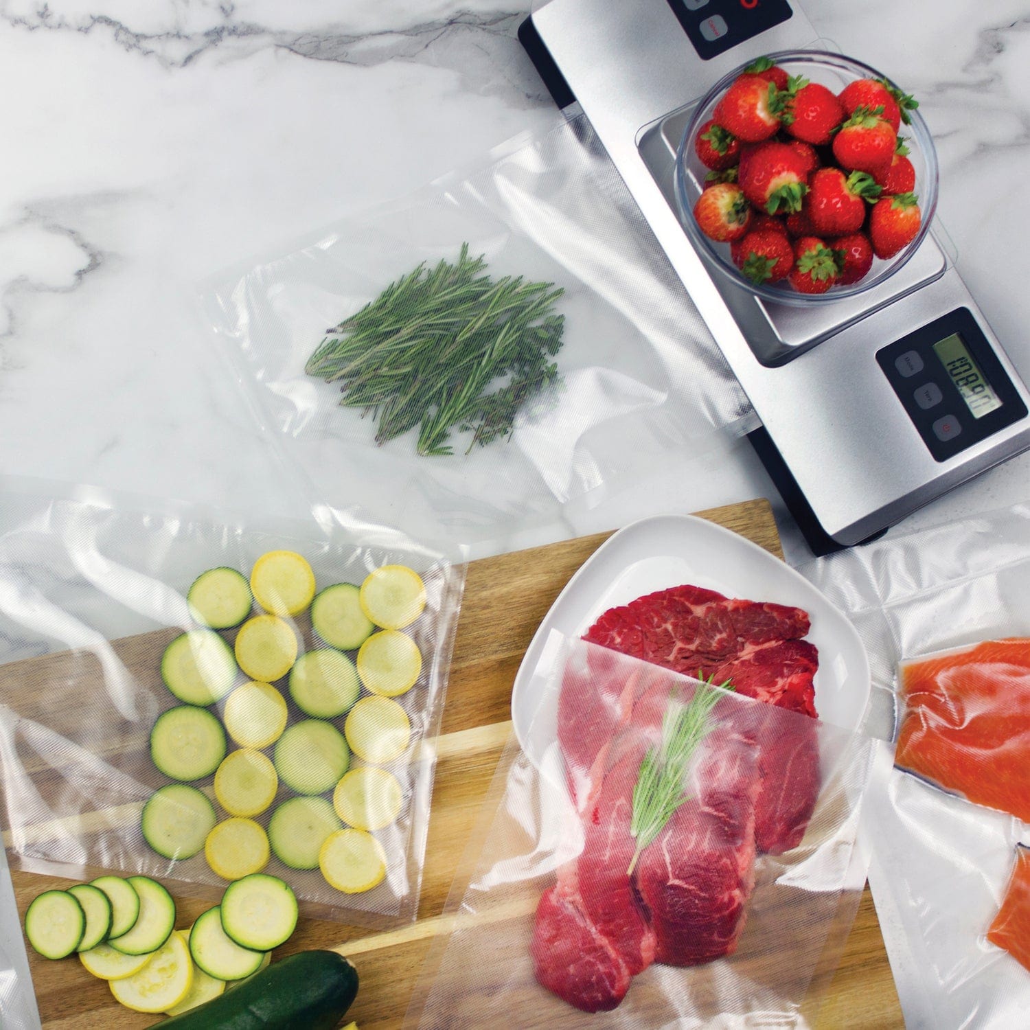 Nesco 120-Watt Deluxe Vacuum Sealer with Digital Scale