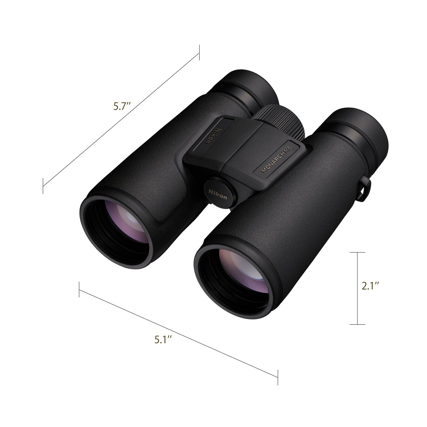 Nikon MONARCH M5 12x 42-mm Binoculars with Neck Strap, Case, and Caps