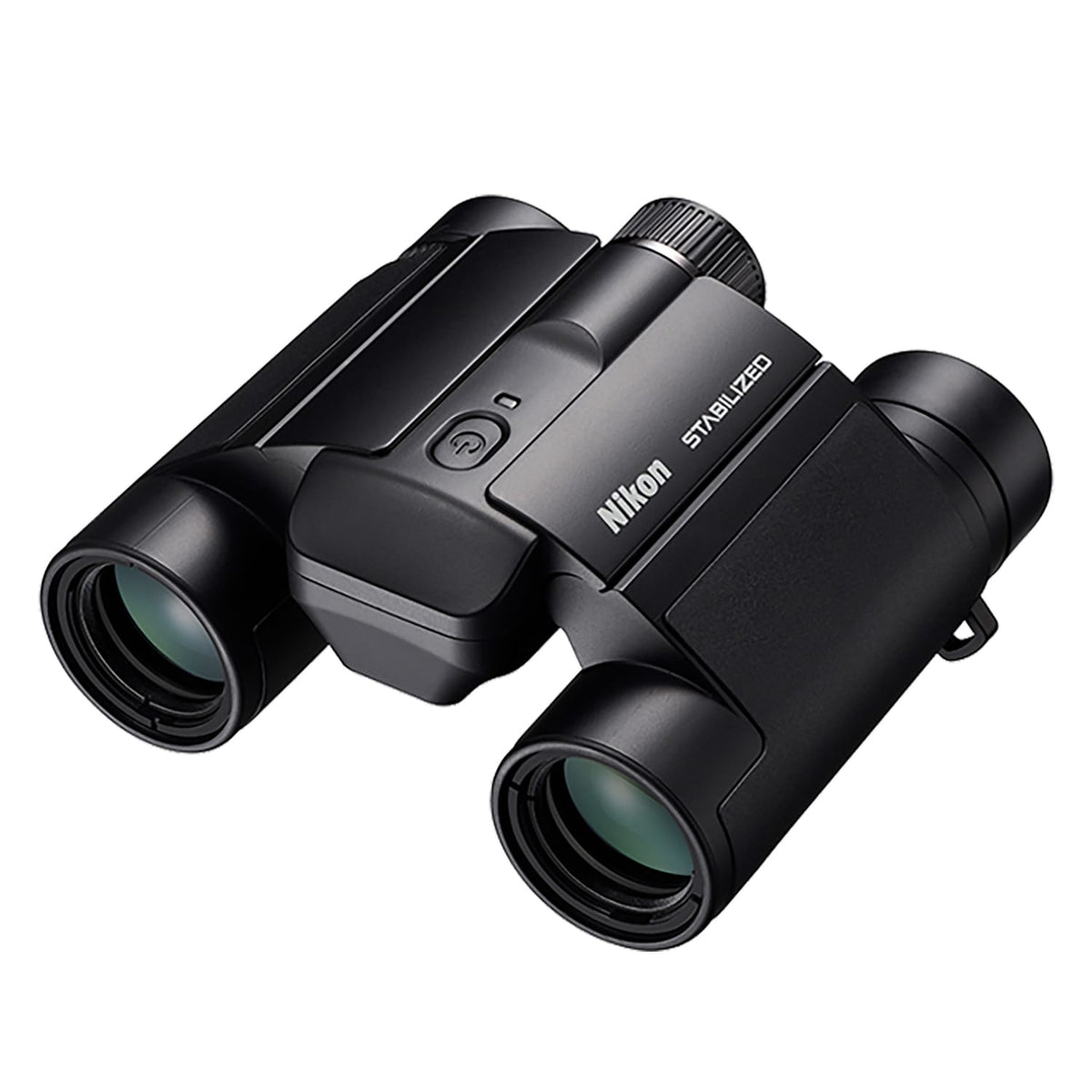 Nikon STABILIZED 10x25 S Binoculars for Image Stabilization with Case, Neck Strap, Batteries, and Lens Covers