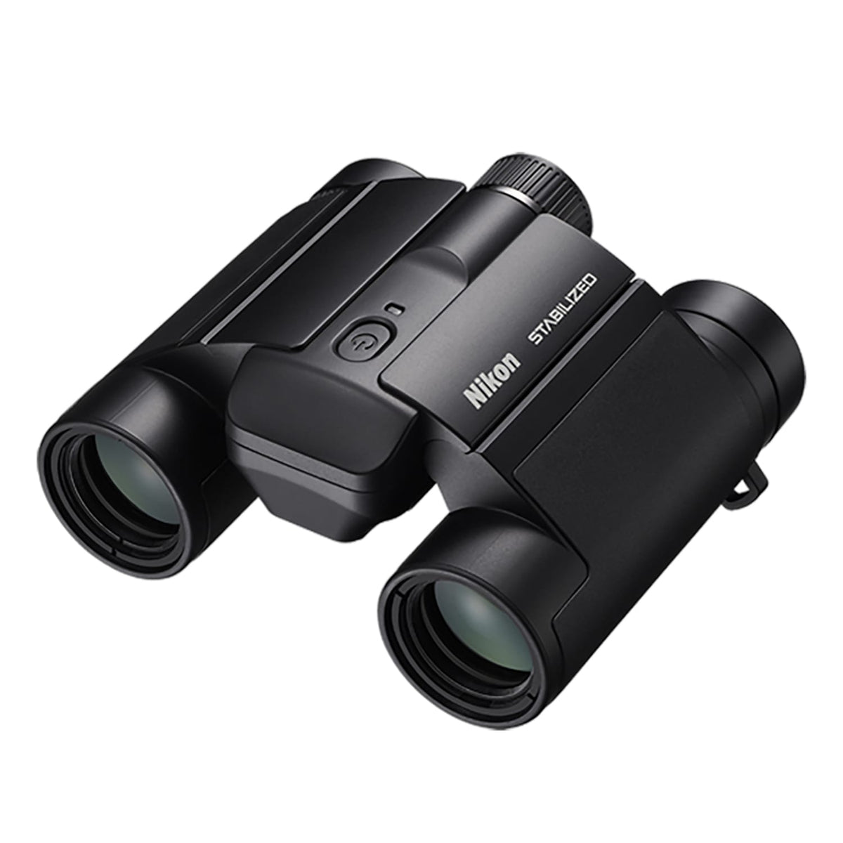 Nikon STABILIZED 12x25 S Binoculars for Image Stabilization with Case, Neck Strap, Batteries, and Lens Covers