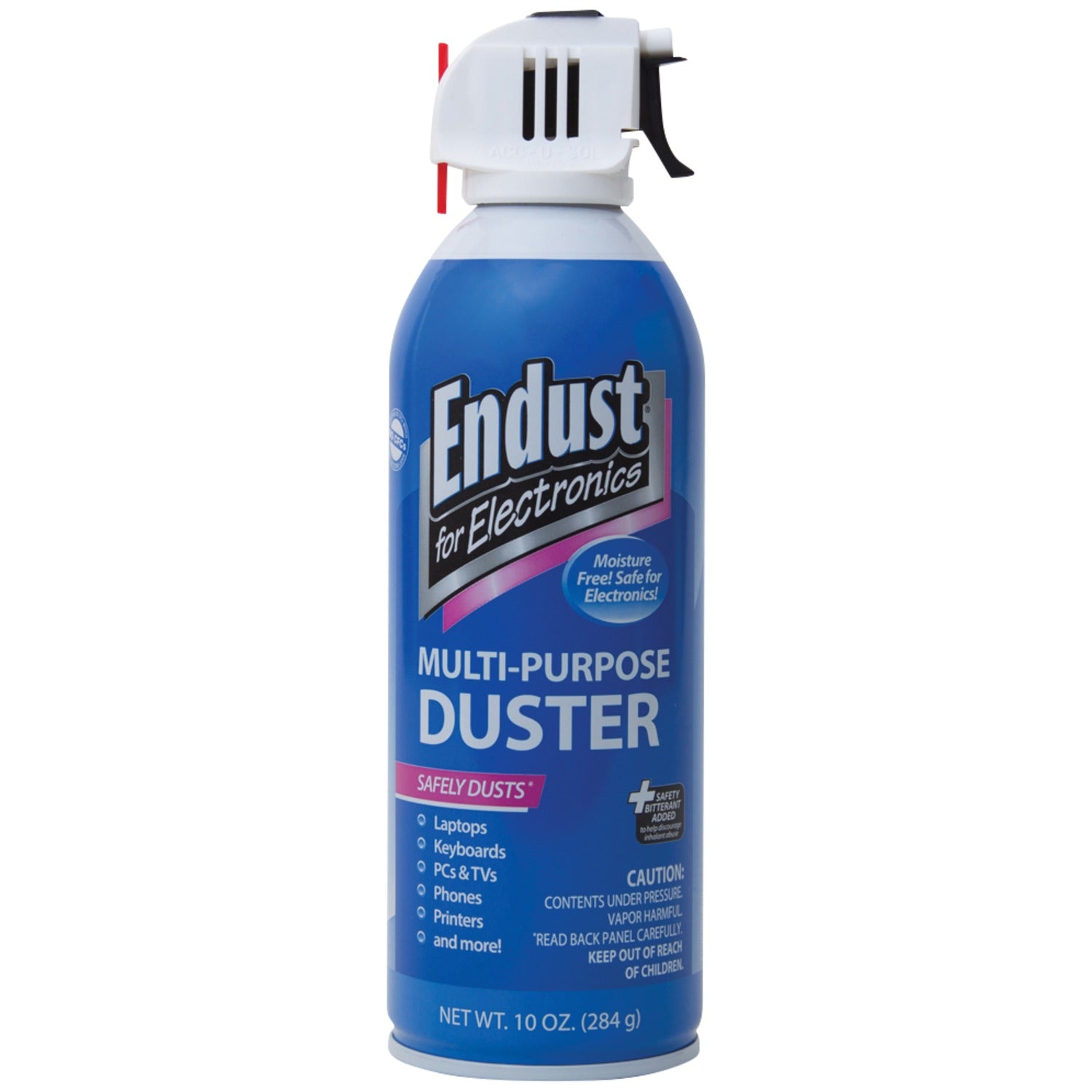 Endust for Electronics Multipurpose Electronics Duster, 10 Oz. Aerosol with Safety Bitterant, 1 Pack