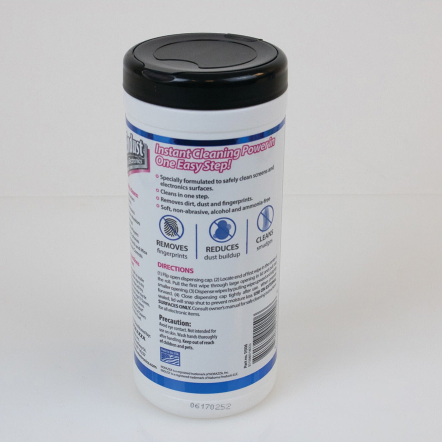 Endust for Electronics Screen and Electronic Surfaces Cleaning Wipes, 70 Count
