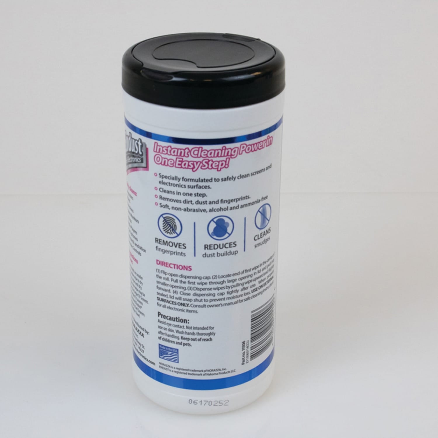 Endust for Electronics Screen and Electronic Surfaces Cleaning Wipes, 70 Count