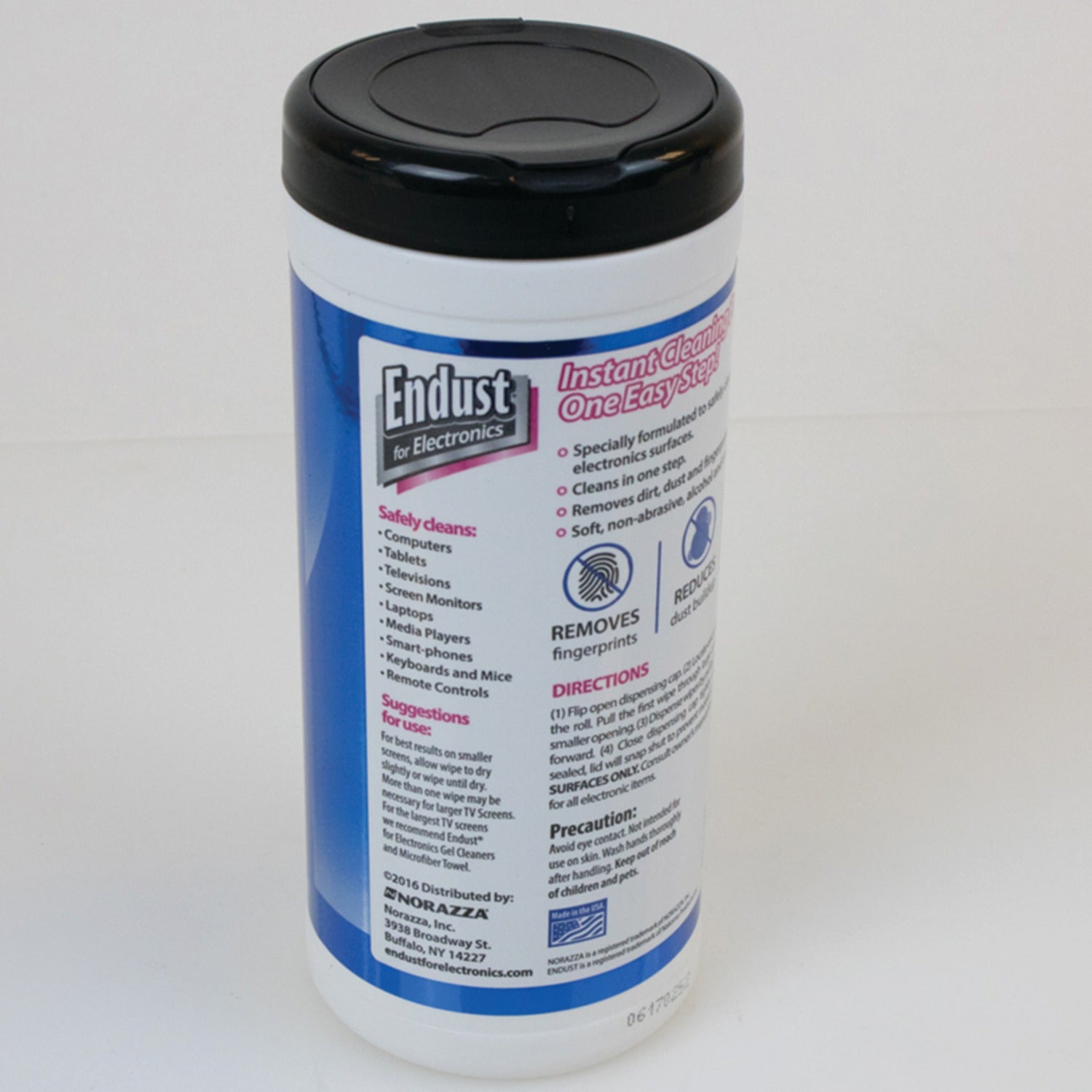 Endust for Electronics Screen and Electronic Surfaces Cleaning Wipes, 70 Count