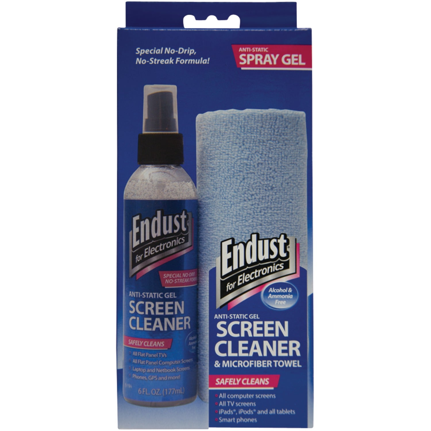 Endust for Electronics Gel Screen Cleaner and Microfiber Towel