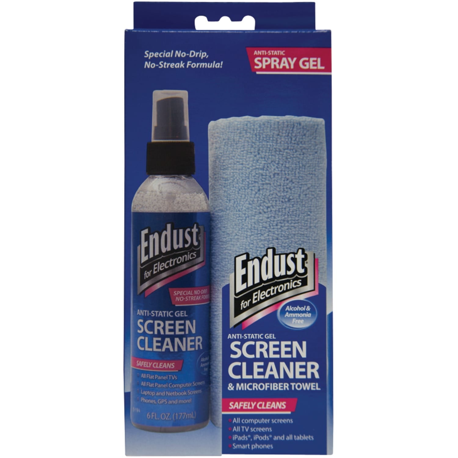 Endust for Electronics Gel Screen Cleaner and Microfiber Towel