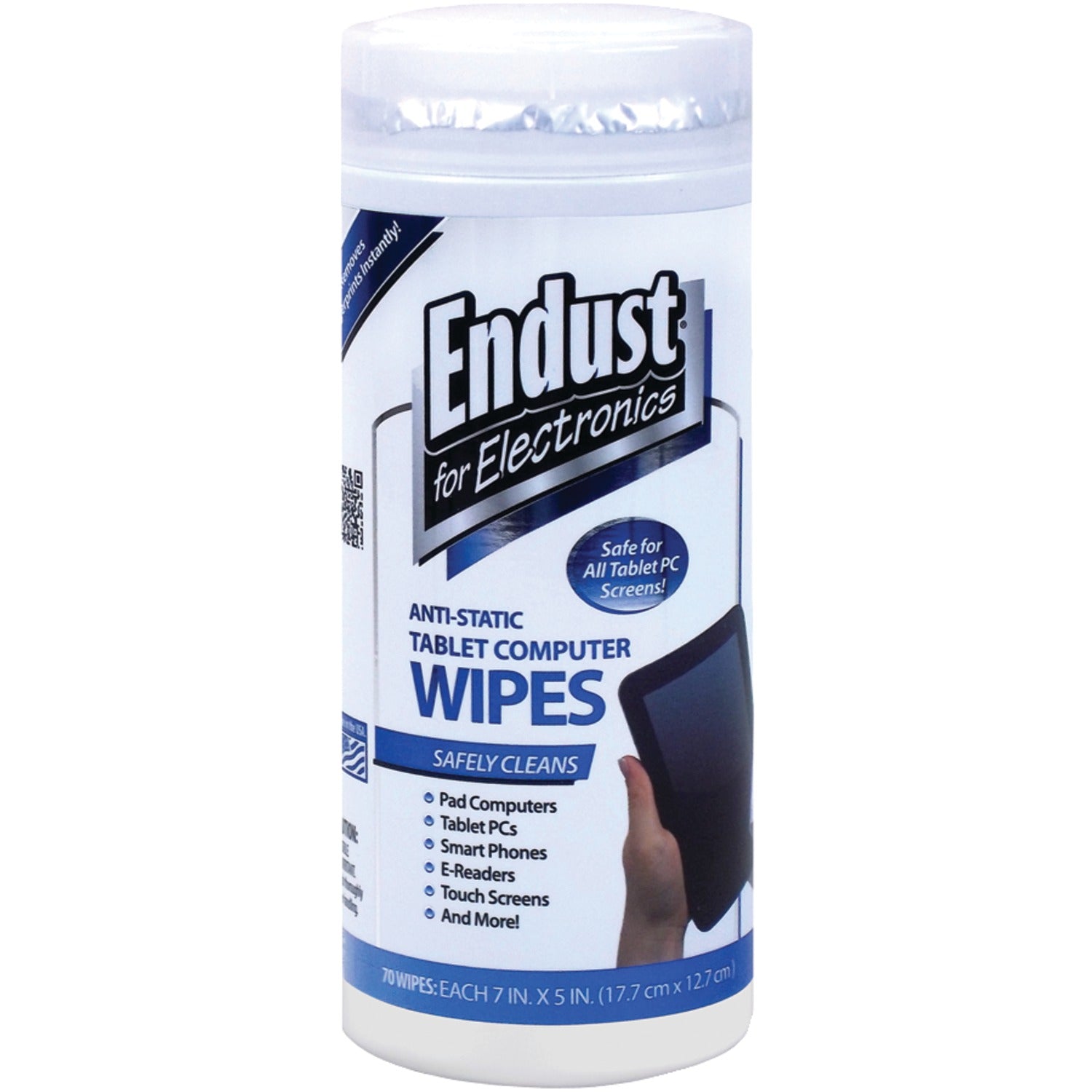 Endust for Electronics Tablet Wipes, 70-ct