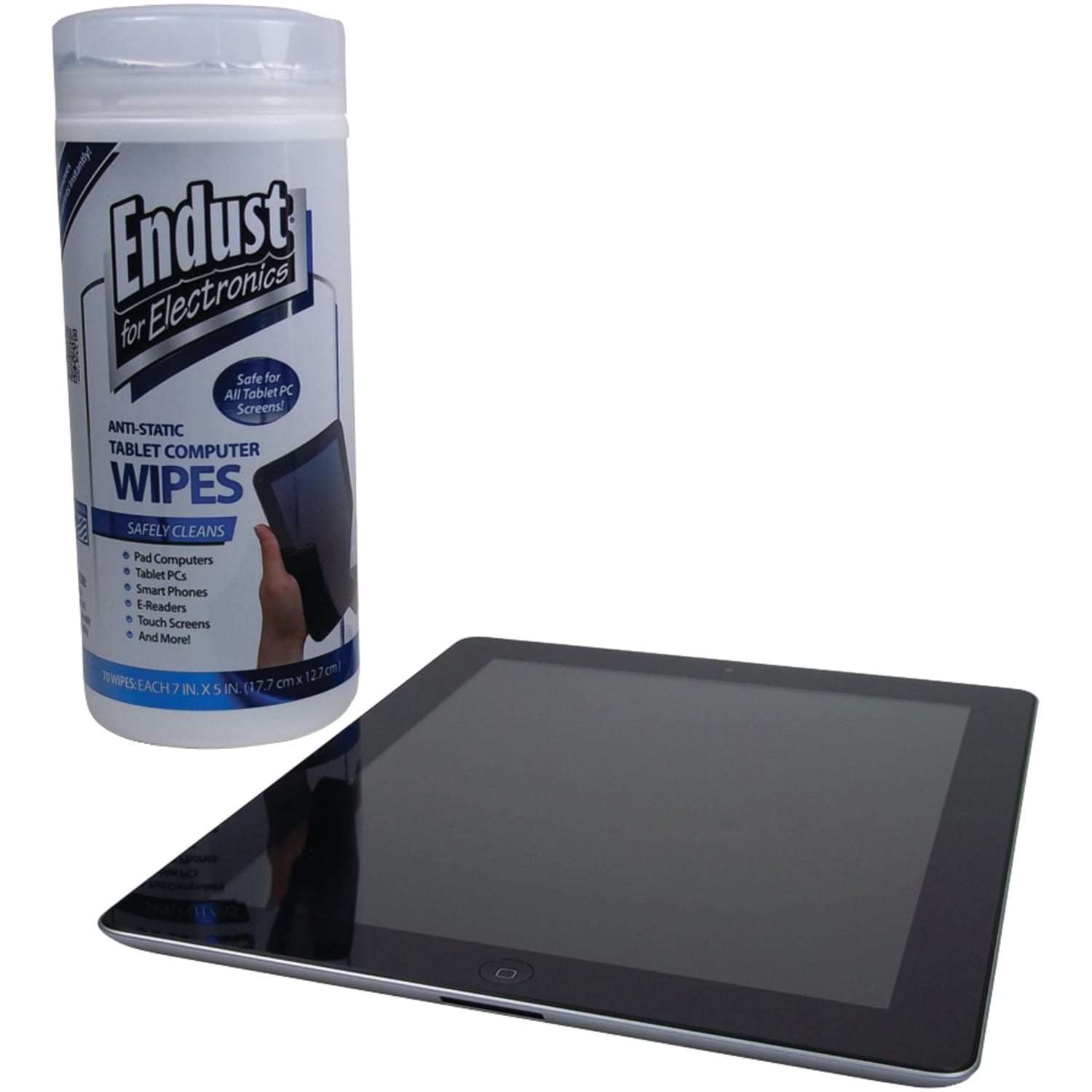 Endust for Electronics Tablet Wipes, 70-ct