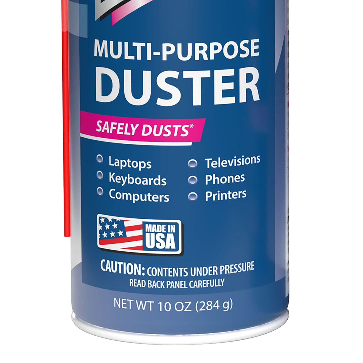Endust for Electronics Moisture-Free Precision Duster, 10-Oz. Aerosol with Extension Straw and Safety Bitterant, 2 Pack