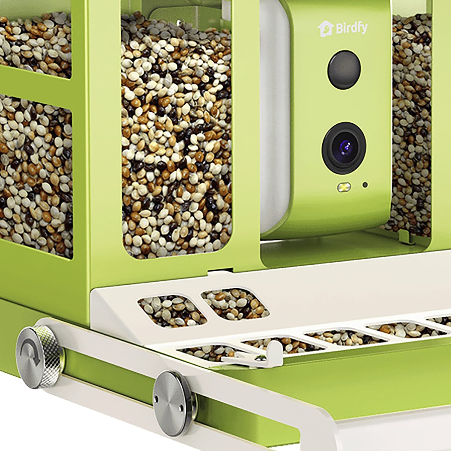 Birdfy Feeder Metal Smart Bird Feeder with Camera, Solar Panel, and AI by Subscription