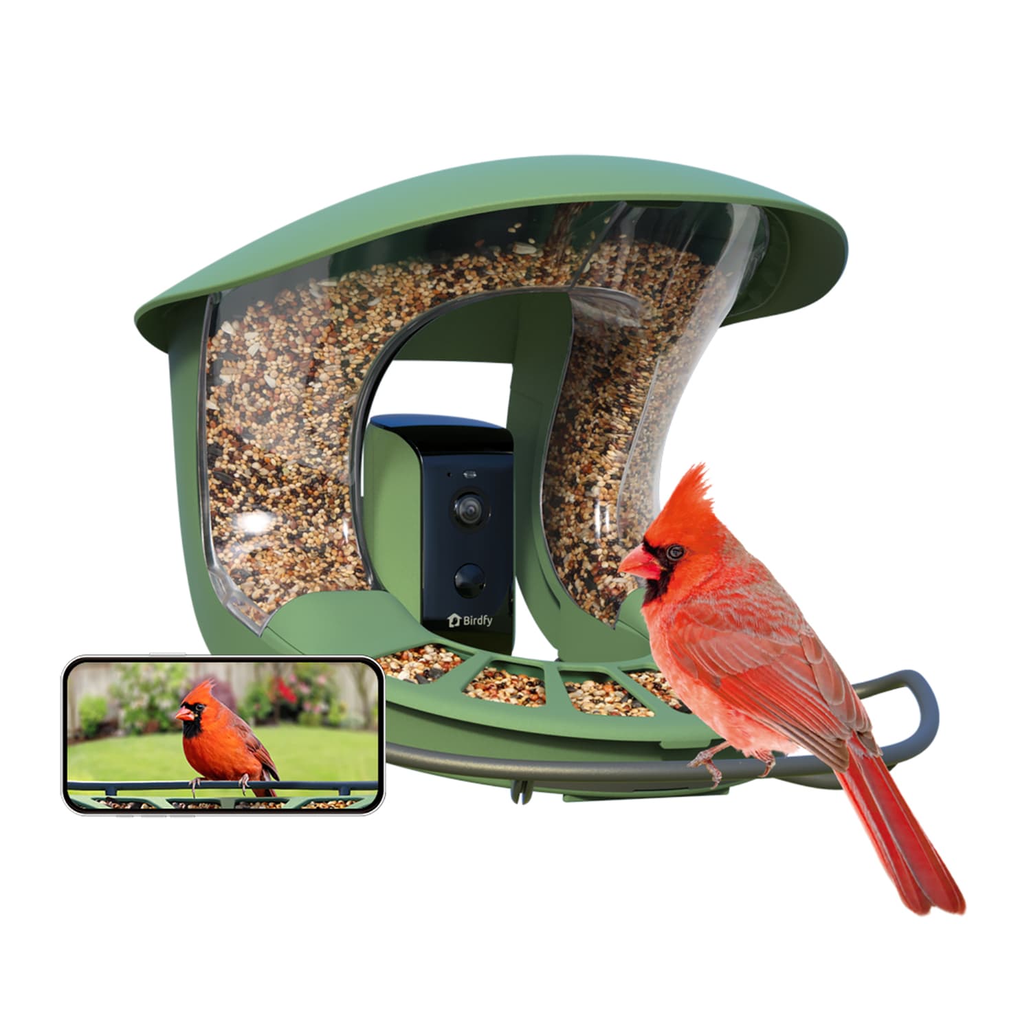 Birdfy Feeder 2 with Camera, Solar Panel, and AI by Subscription