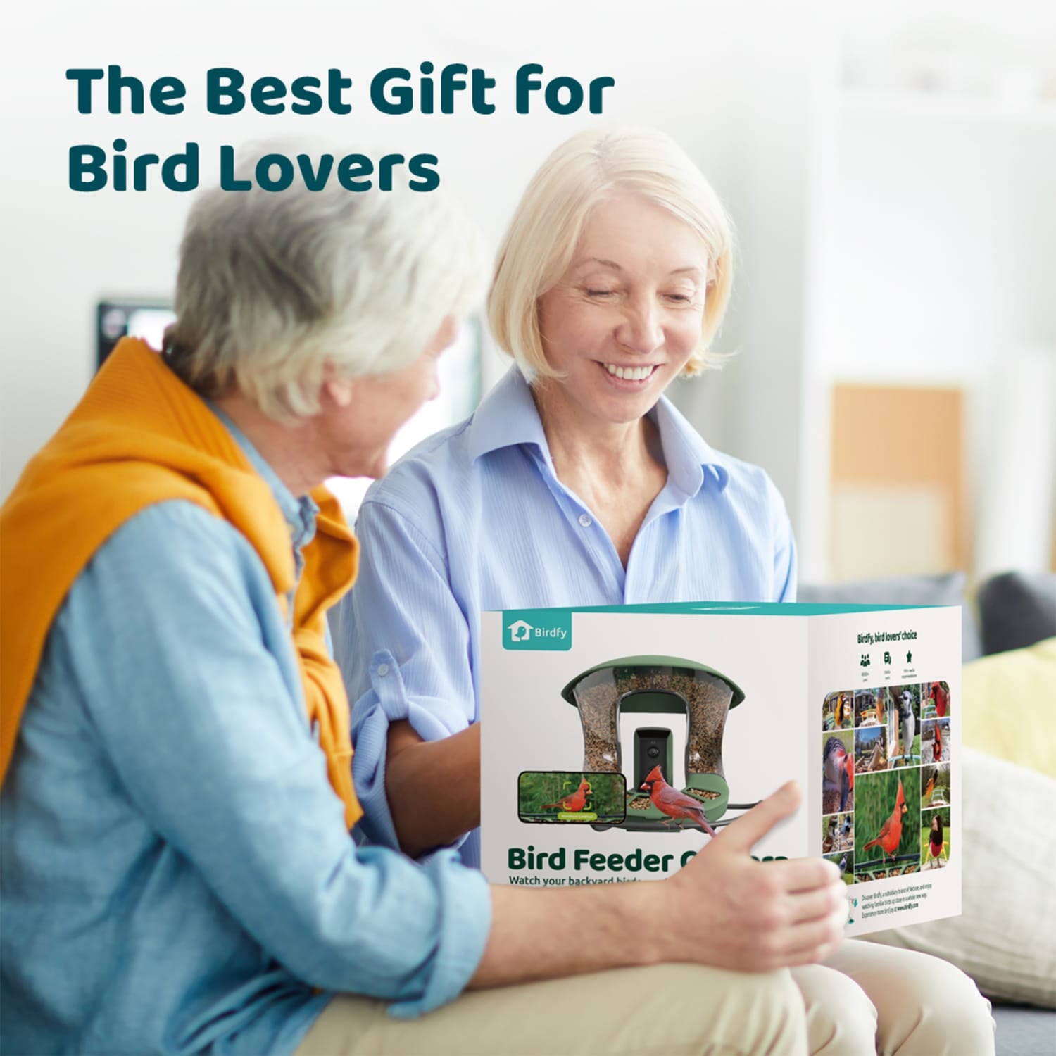 Birdfy Feeder 2 with Camera, Solar Panel, and AI by Subscription