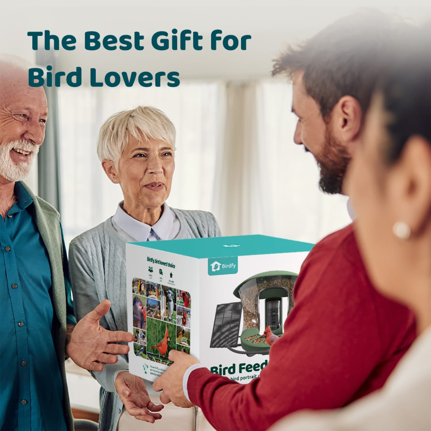 Birdfy Feeder 2 Pro with Dual-Lens Camera, Solar Panel, and Free AI Lifetime Subscription