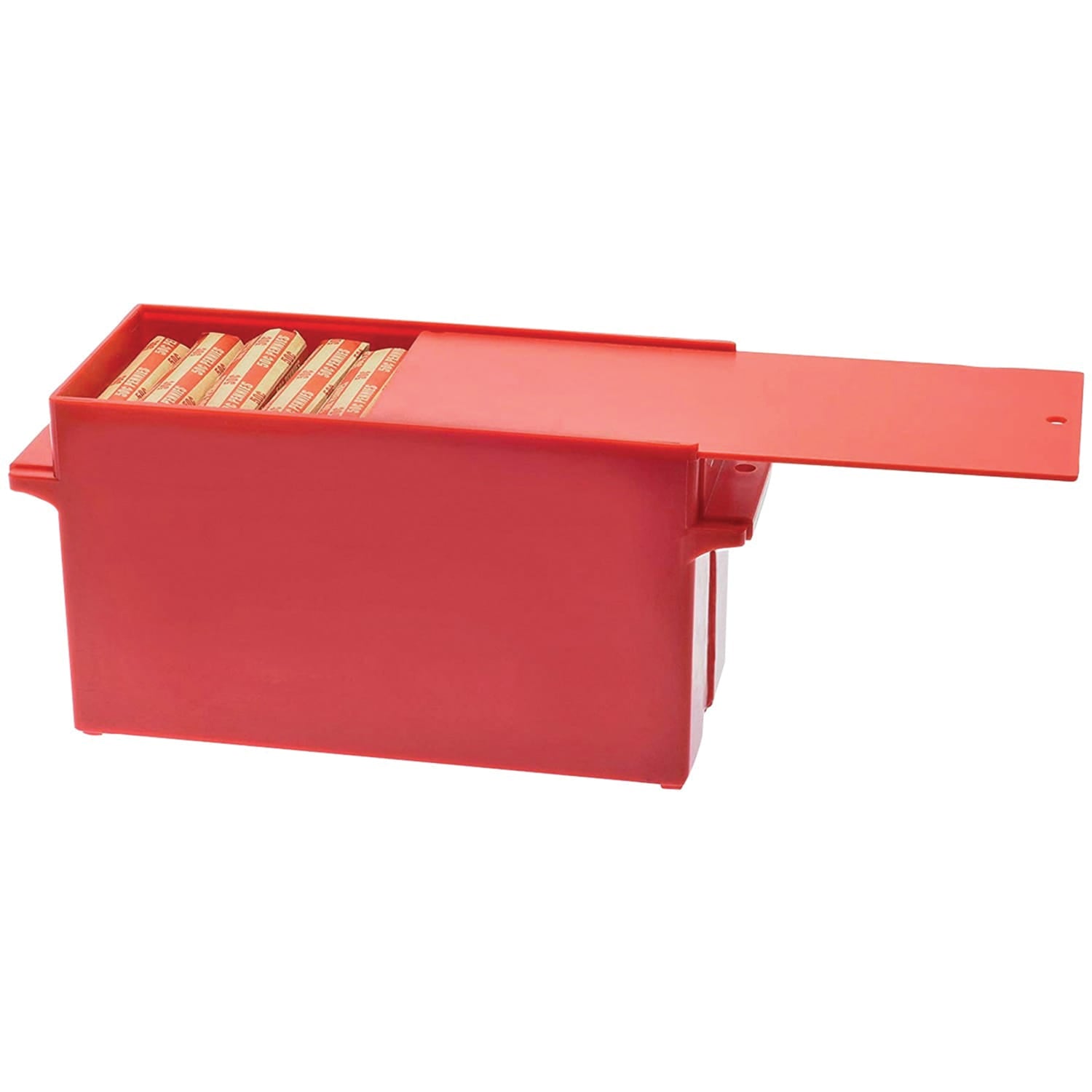 Nadex Coins Large Capacity Rolled Pennies Coin Storage Box