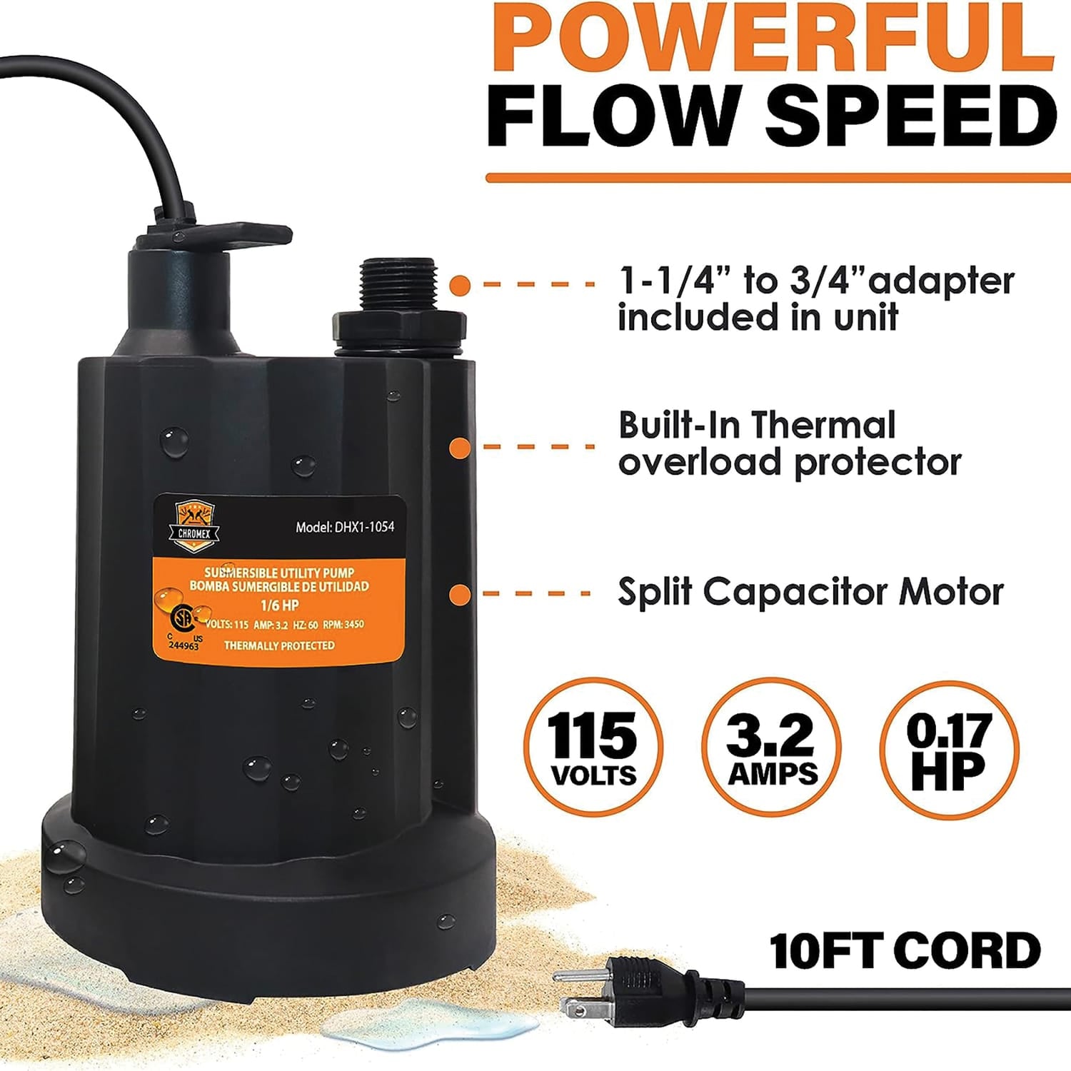 Chromex Tankless Water Heater Flushing Kit - Just Add Vinegar or Your Own Descaler Solution