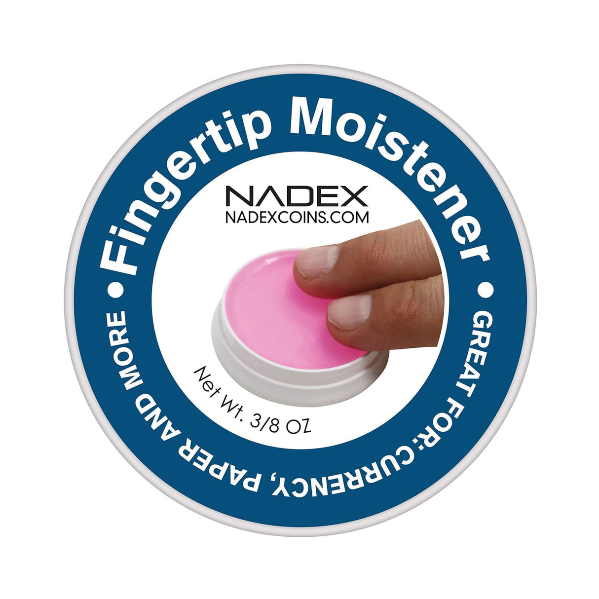 Nadex Coins Fingertip Moistener Pads, 12 Pack