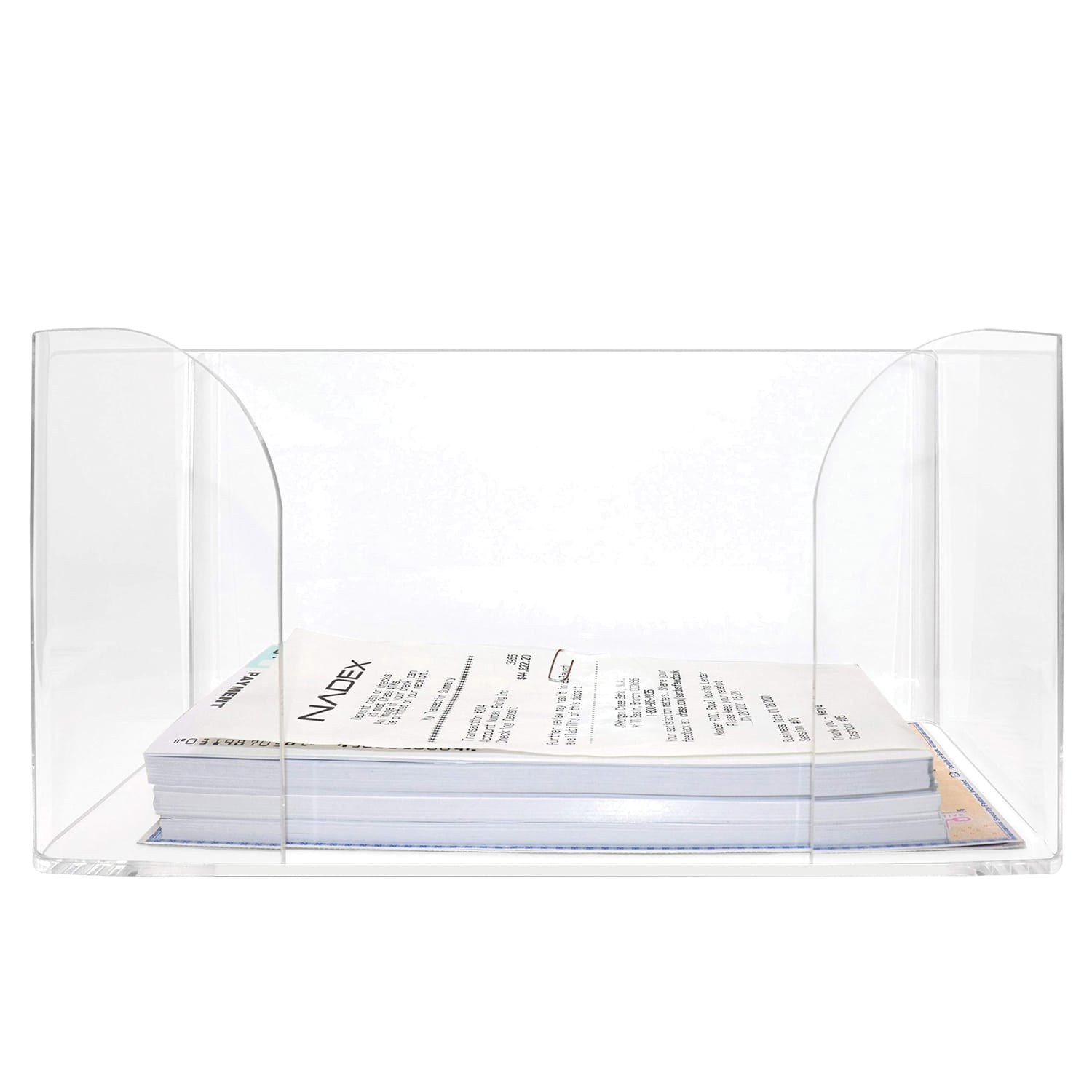 Nadex Coins Acrylic Check Tray, Clear