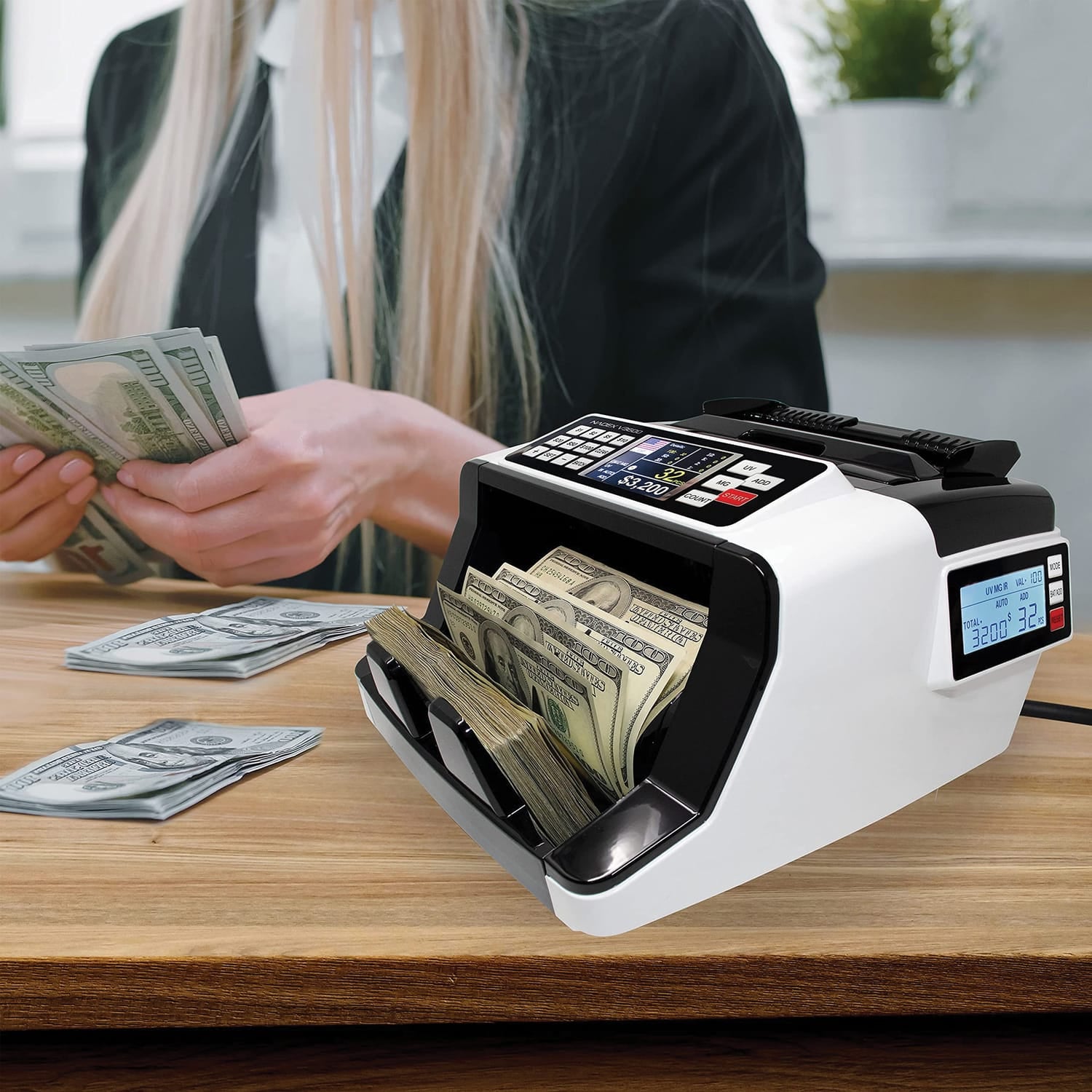 Nadex Coins V3600 Money Counter and Counterfeit Detector