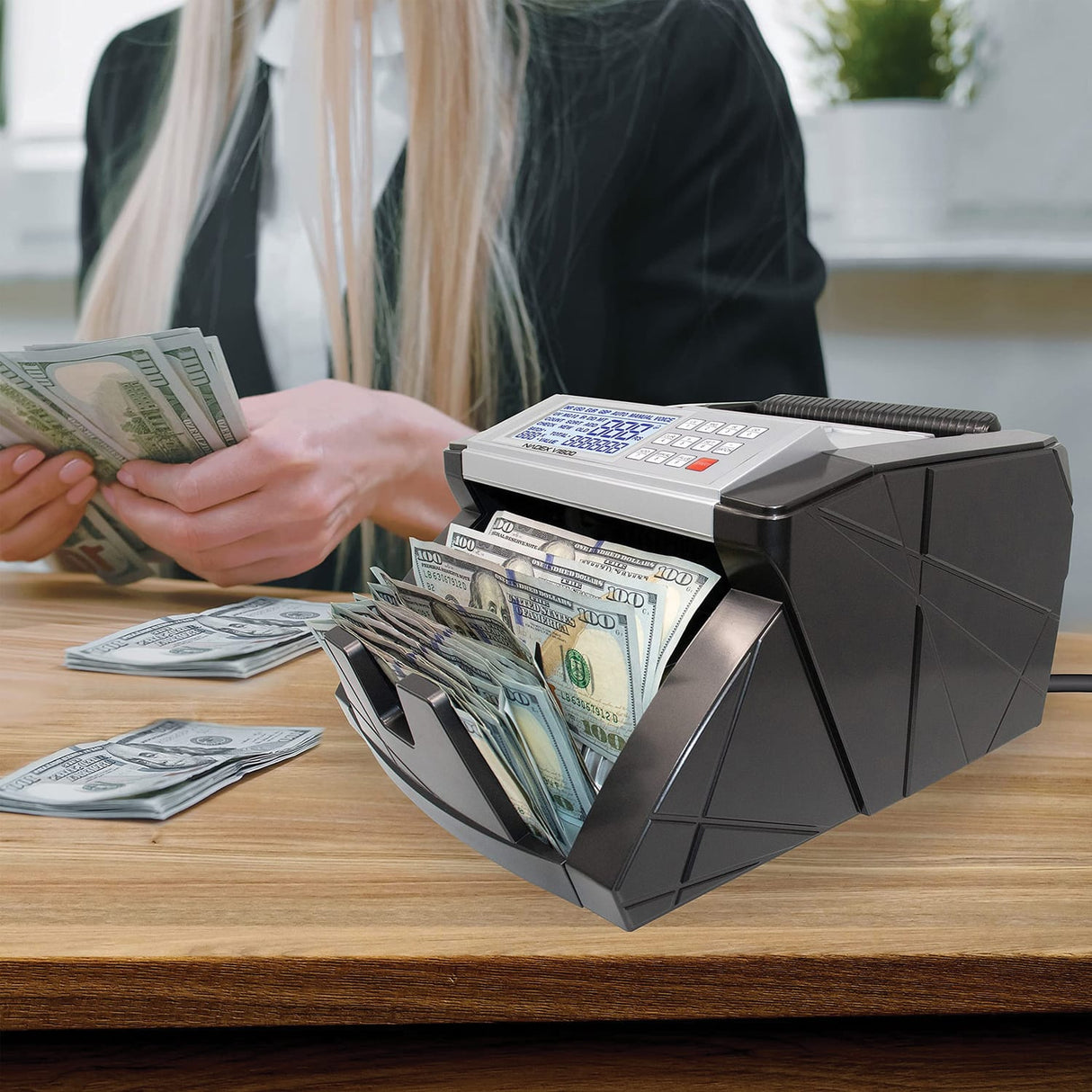 Nadex Coins V1800 Money Counter and Counterfeit Detector