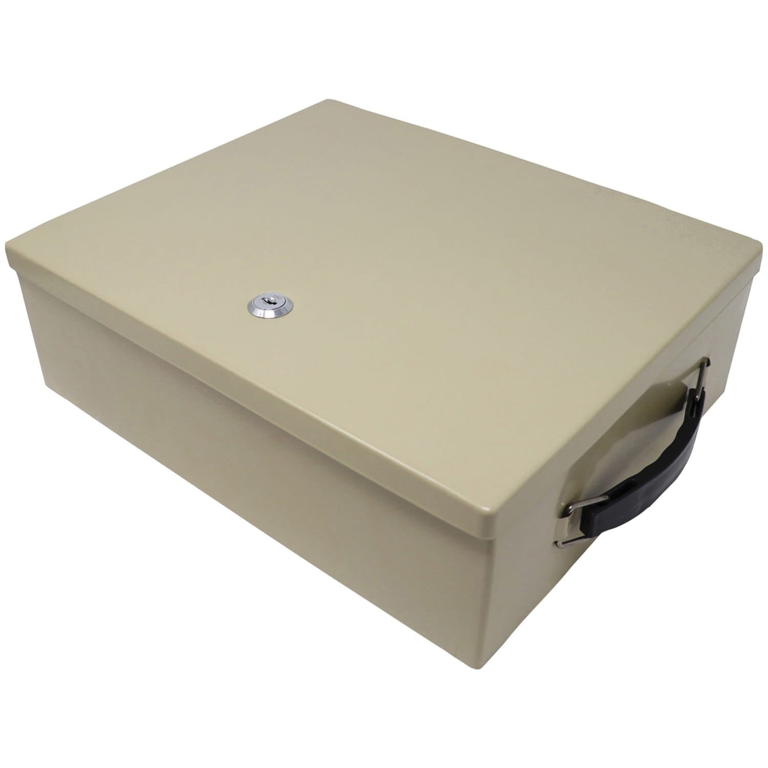 Nadex Coins Fire-Retardant Security Box with Keyed Lock