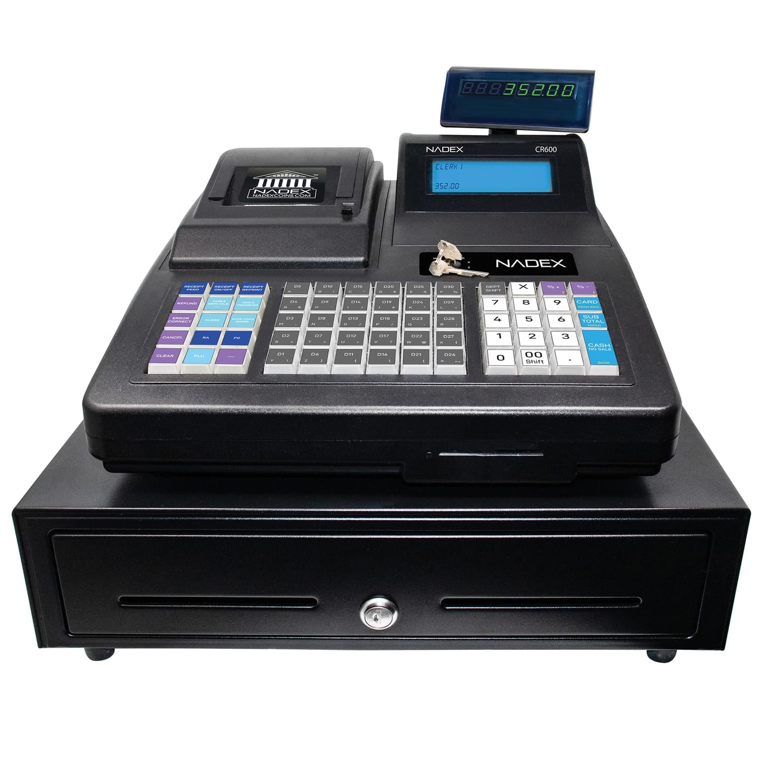 Nadex Coins CR600 Thermal-Print Electronic Cash Register