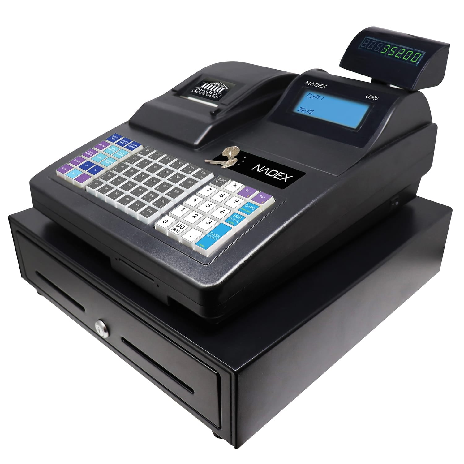 Nadex Coins CR600 Thermal-Print Electronic Cash Register